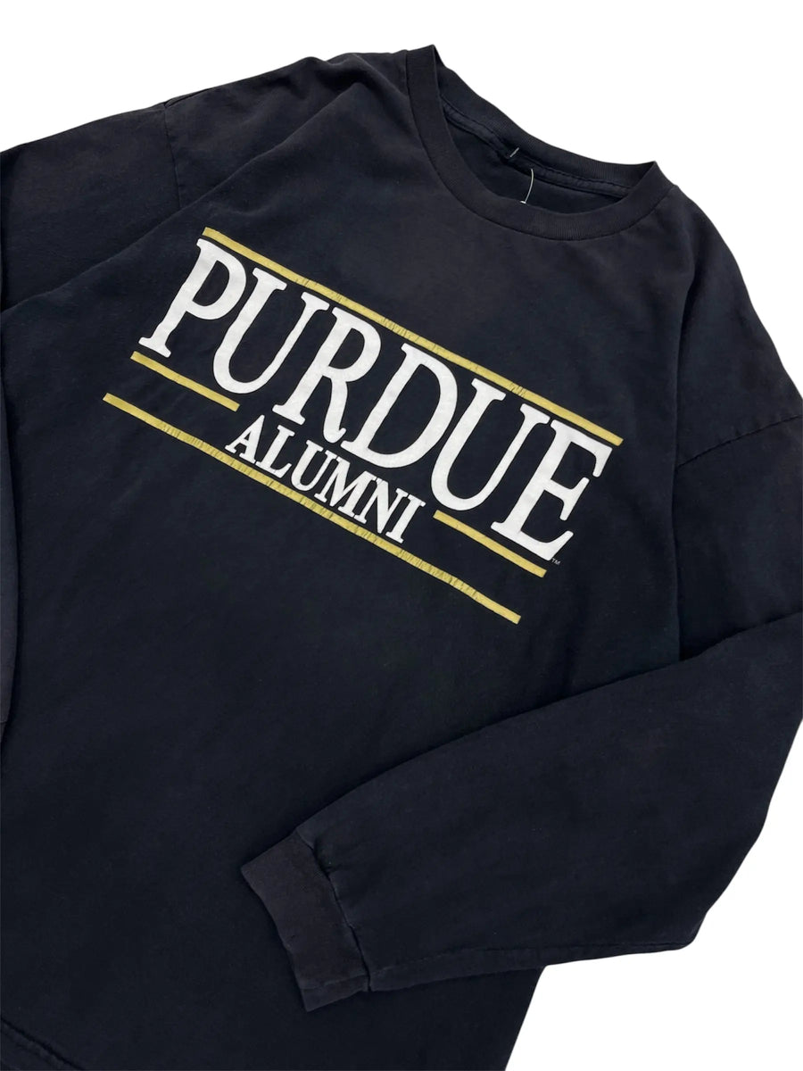 Vintage 90s Purdue Alumni Graphic Long Sleeve Shirt - L Hammered Threads