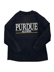 Vintage 90s Purdue Alumni Graphic Long Sleeve Shirt - L Hammered Threads