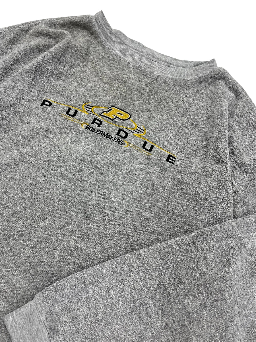 Y2K 2000s Purdue Boilermakers Embroidered Crewneck Sweatshirt -  XL Hammered Threads