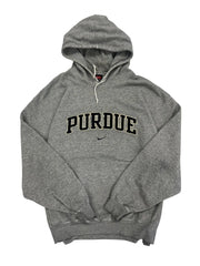 Y2K 2000s Purdue Nike Embroidered Hooded Sweatshirt - XXL Hammered Threads