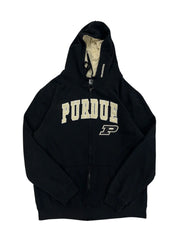 Y2K 2000s Purdue Boilermakers Embroidered Hooded Sweatshirt - XL Hammered Threads