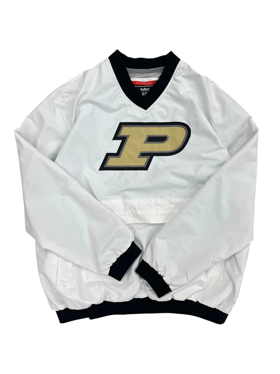 Y2K 2000s Purdue Embroidered Pullover - L Hammered Threads
