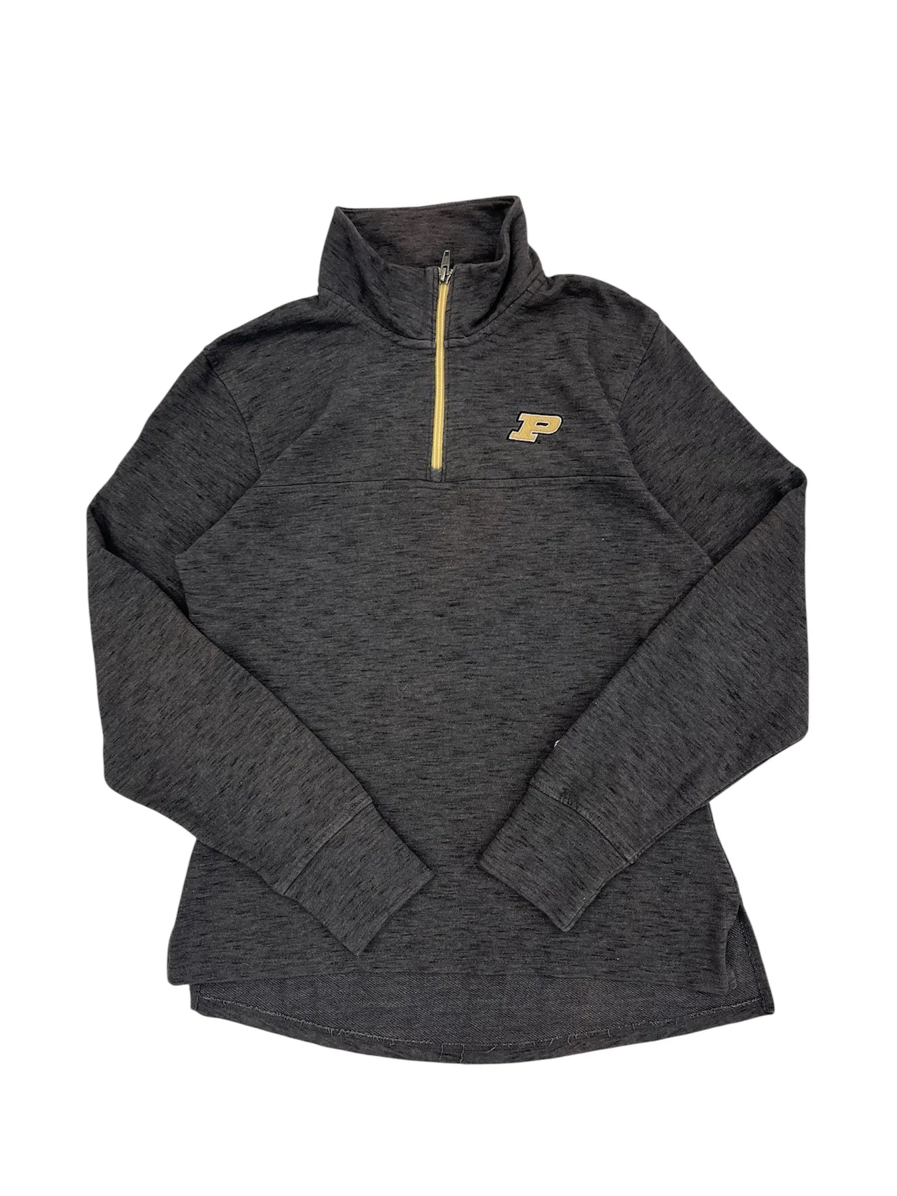 New Age Purdue Embroidered 1/4 Zip Pullover - S Hammered Threads