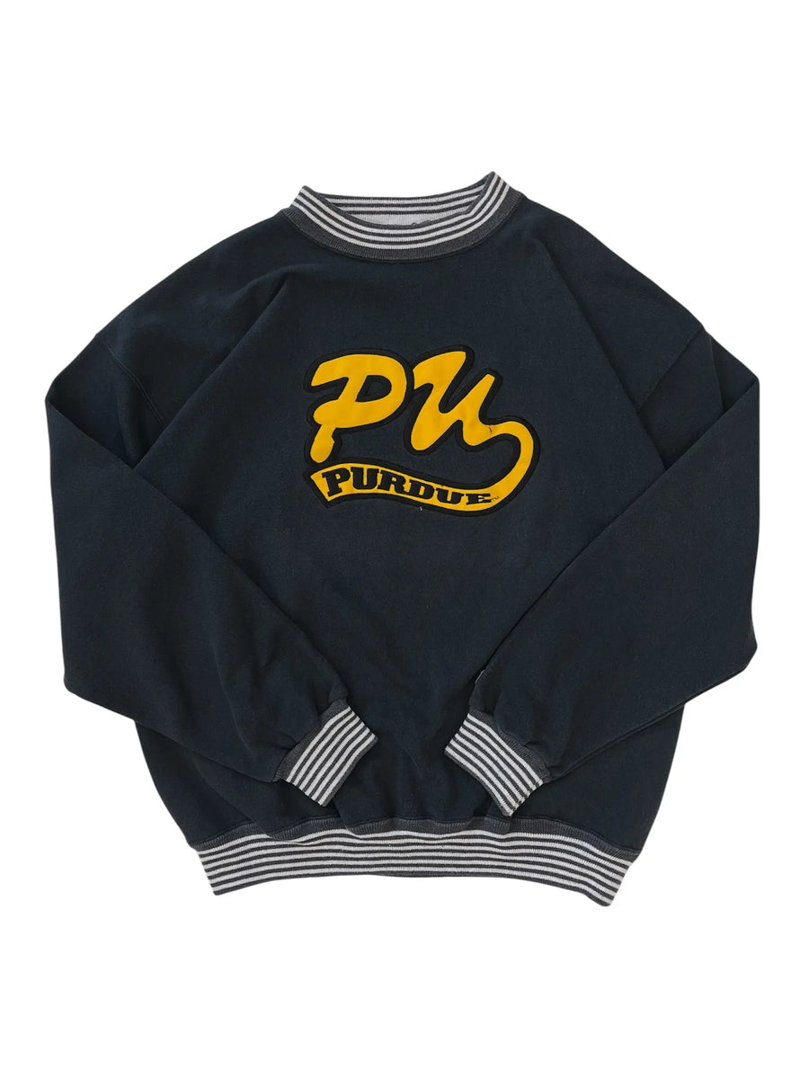 Vintage 90s Purdue Embroidered Crewneck Sweatshirt - XL Hammered Threads