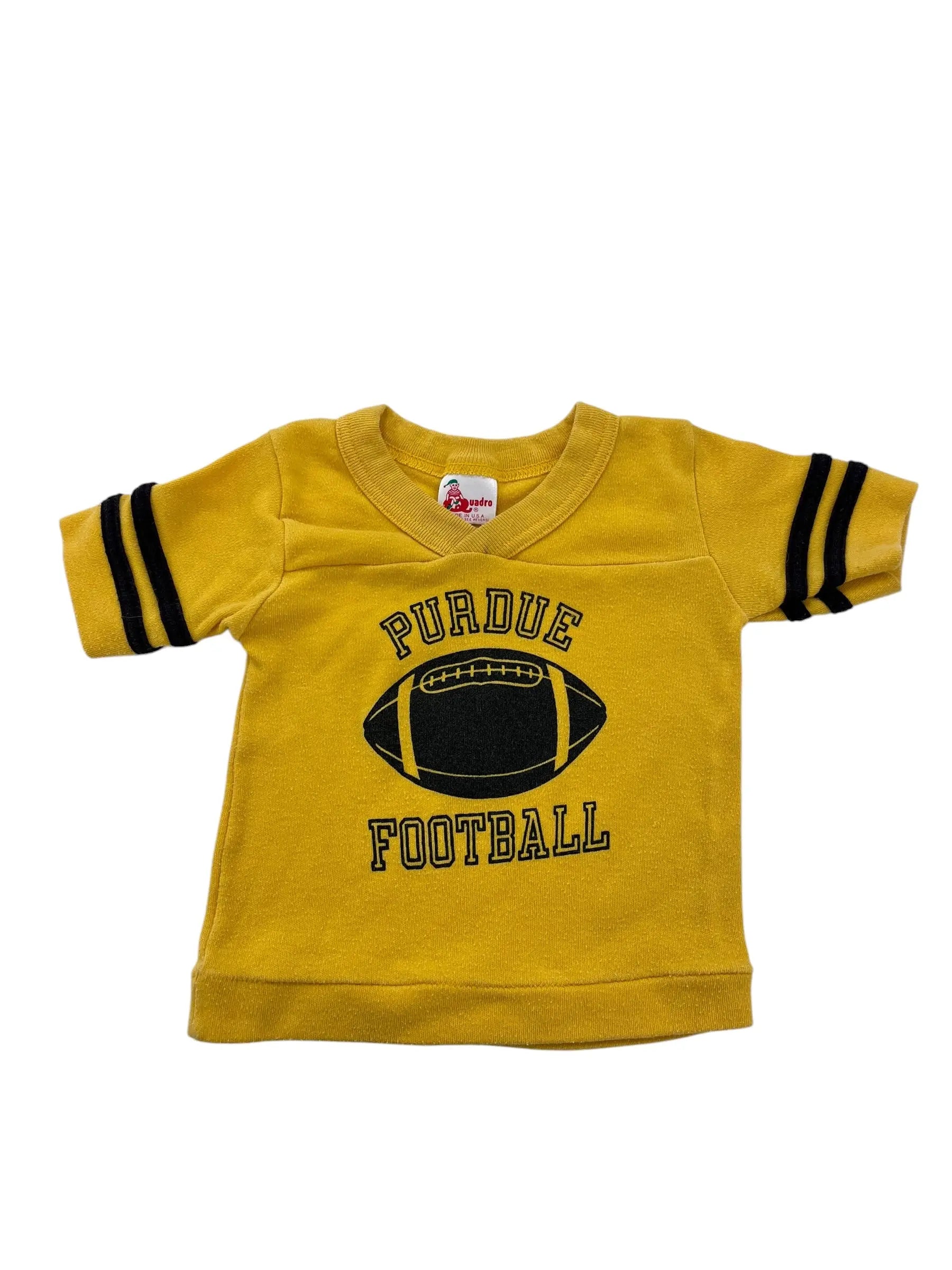 Vintage 70s Purdue Football Kids Tshirt - 2T Hammered Threads