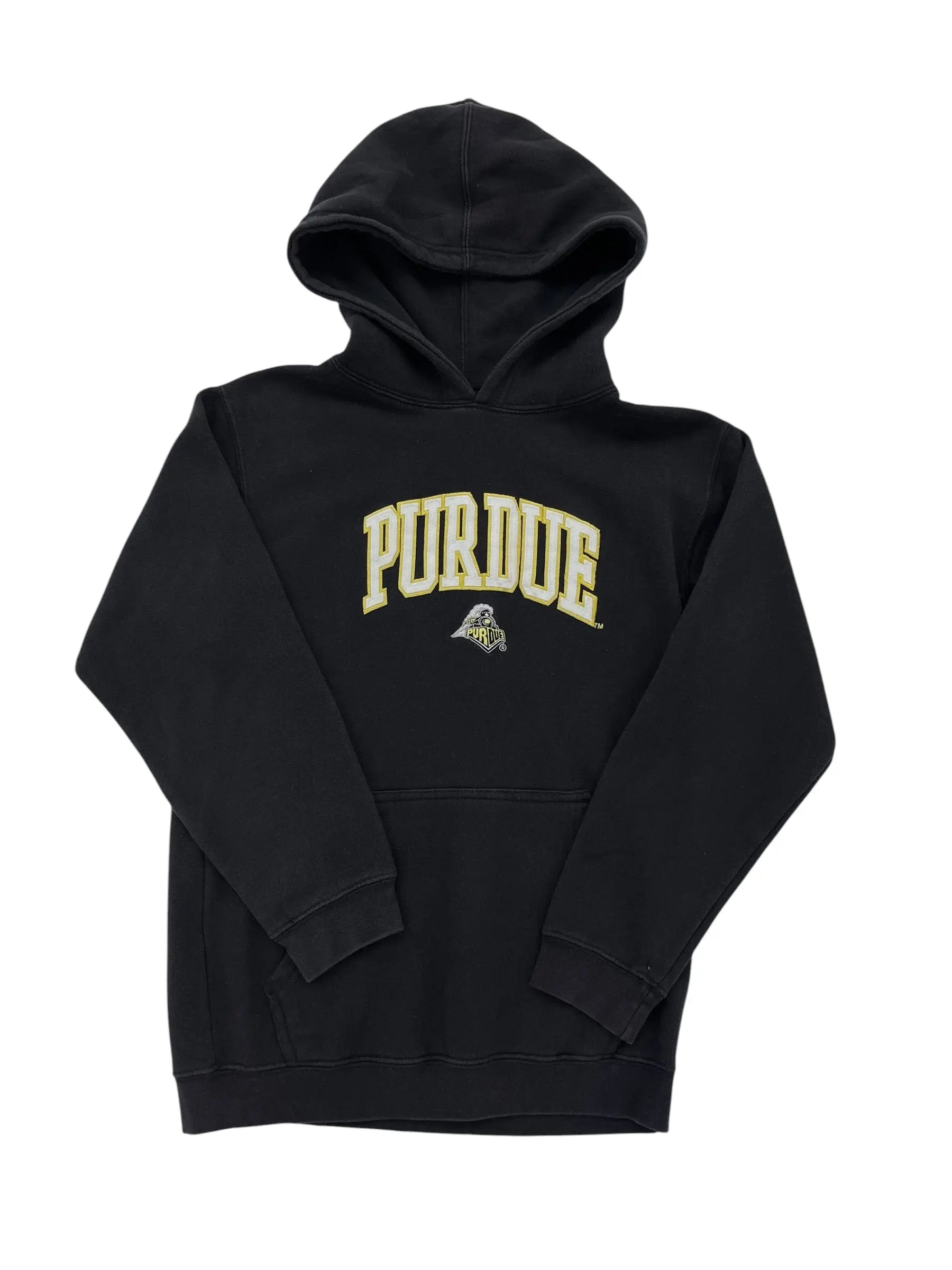 Vintage Y2K 2000s Purdue Embroidered Hooded Sweatshirt - Youth L Hammered Threads