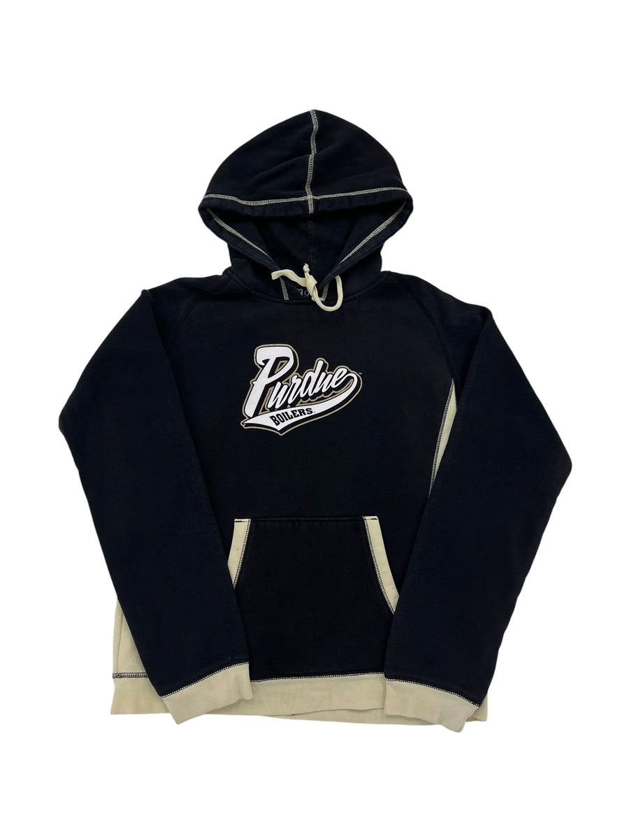 Vintage Y2K Purdue Hooded Sweatshirt - Youth M Hammered Threads
