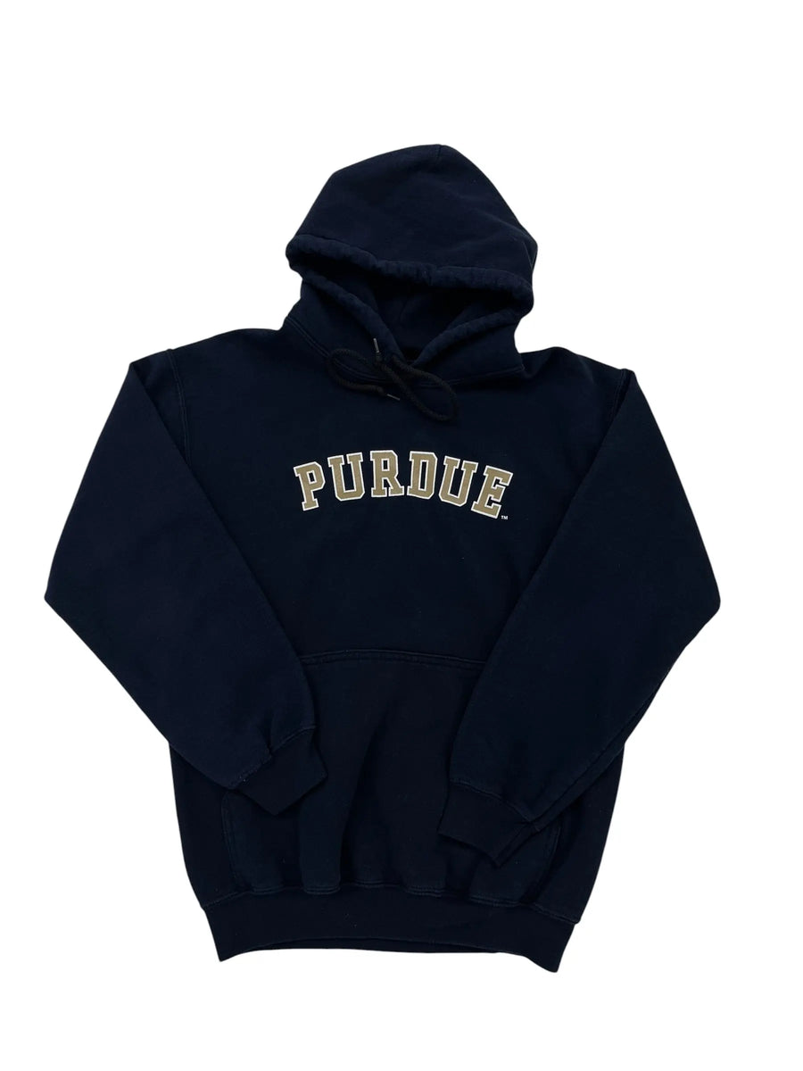 Vintage 2000s Purdue Hooded Sweatshirt - Youth Small Hammered Threads