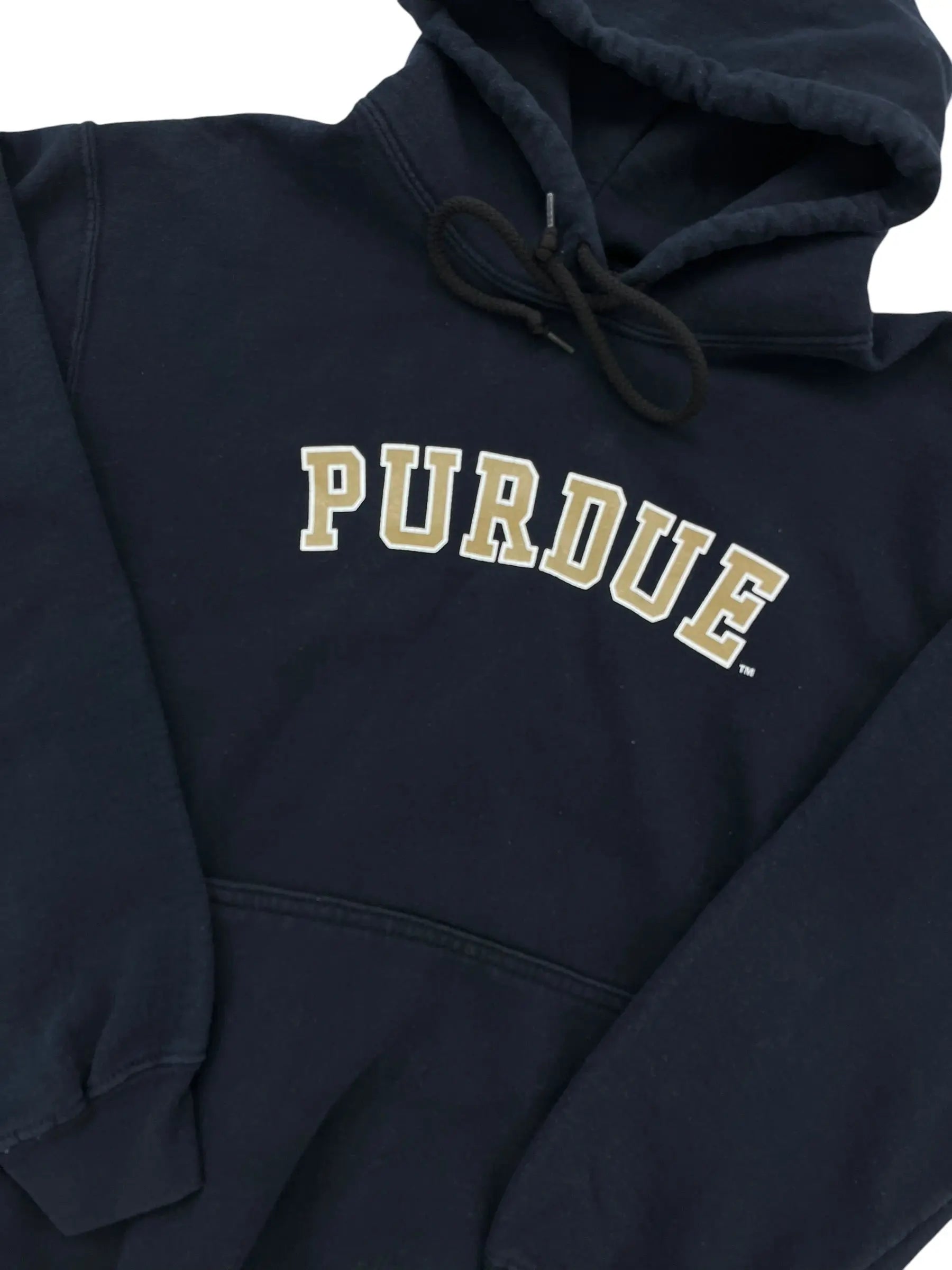 Vintage 2000s Purdue Hooded Sweatshirt - Youth Small Hammered Threads