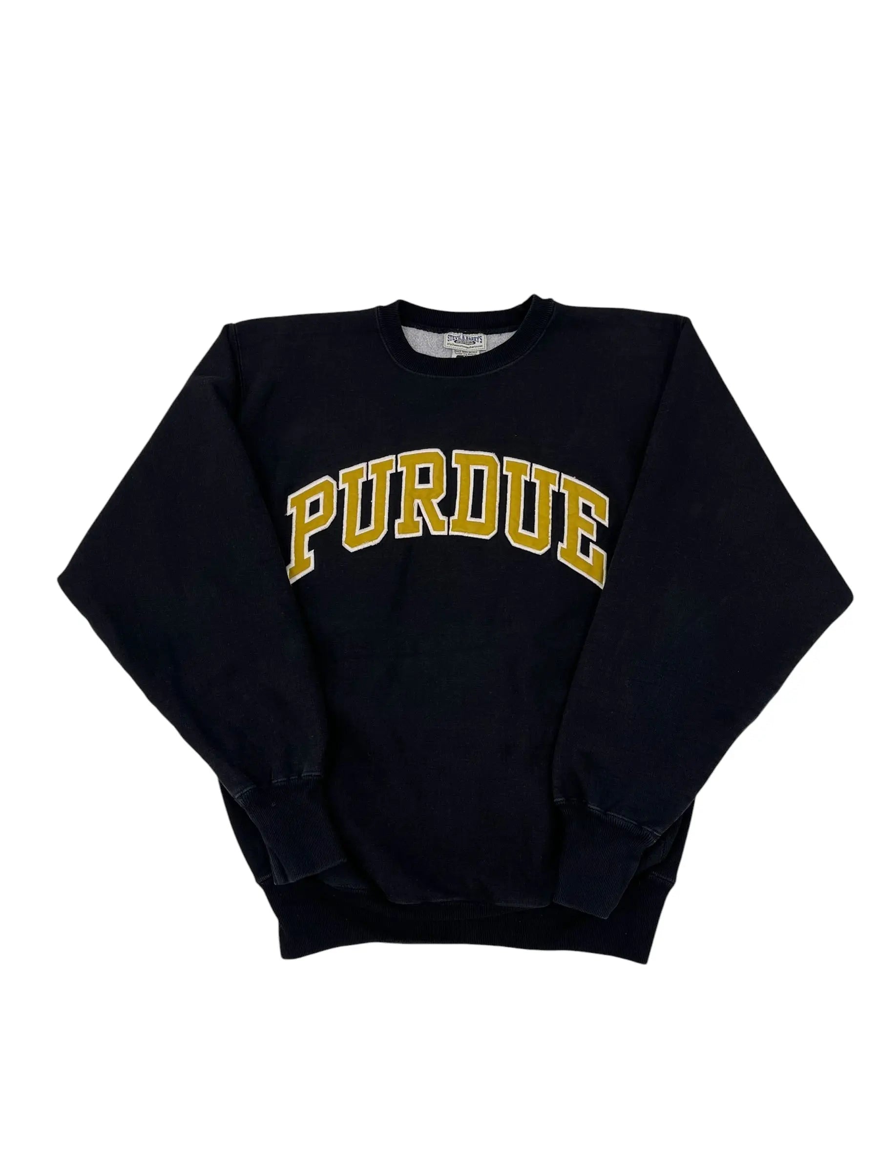 Vintage Y2K Purdue Embroidered Crewneck Sweatshirt - L Hammered Threads