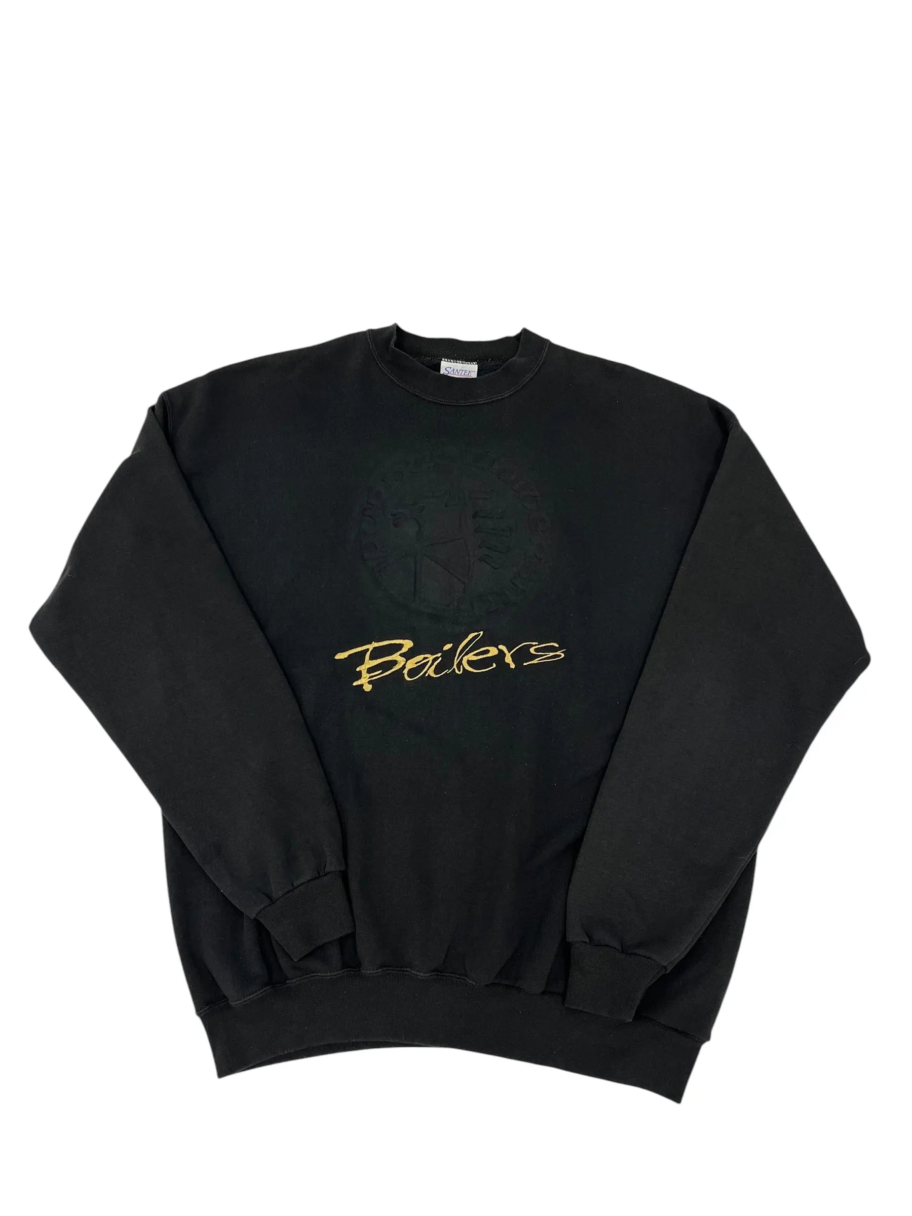 Vintage 90s Purdue Embroidered and Embossed Crewneck Sweatshirt - XL Hammered Threads