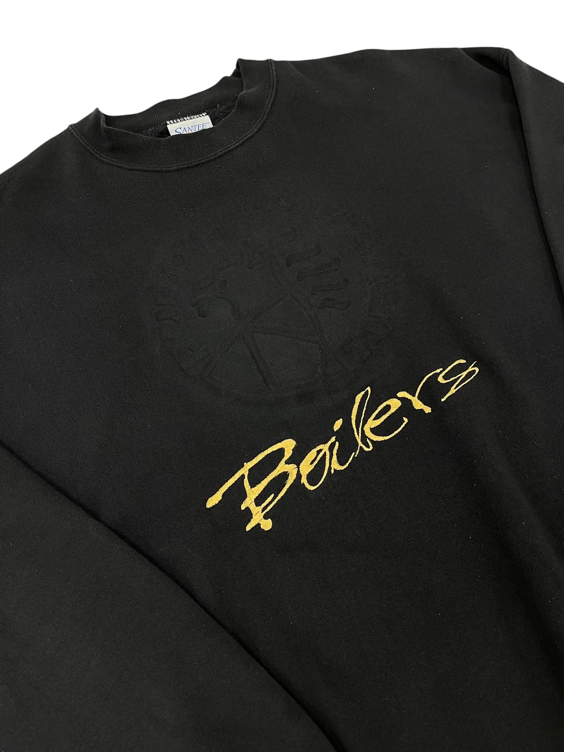 Vintage 90s Purdue Embroidered and Embossed Crewneck Sweatshirt - XL Hammered Threads