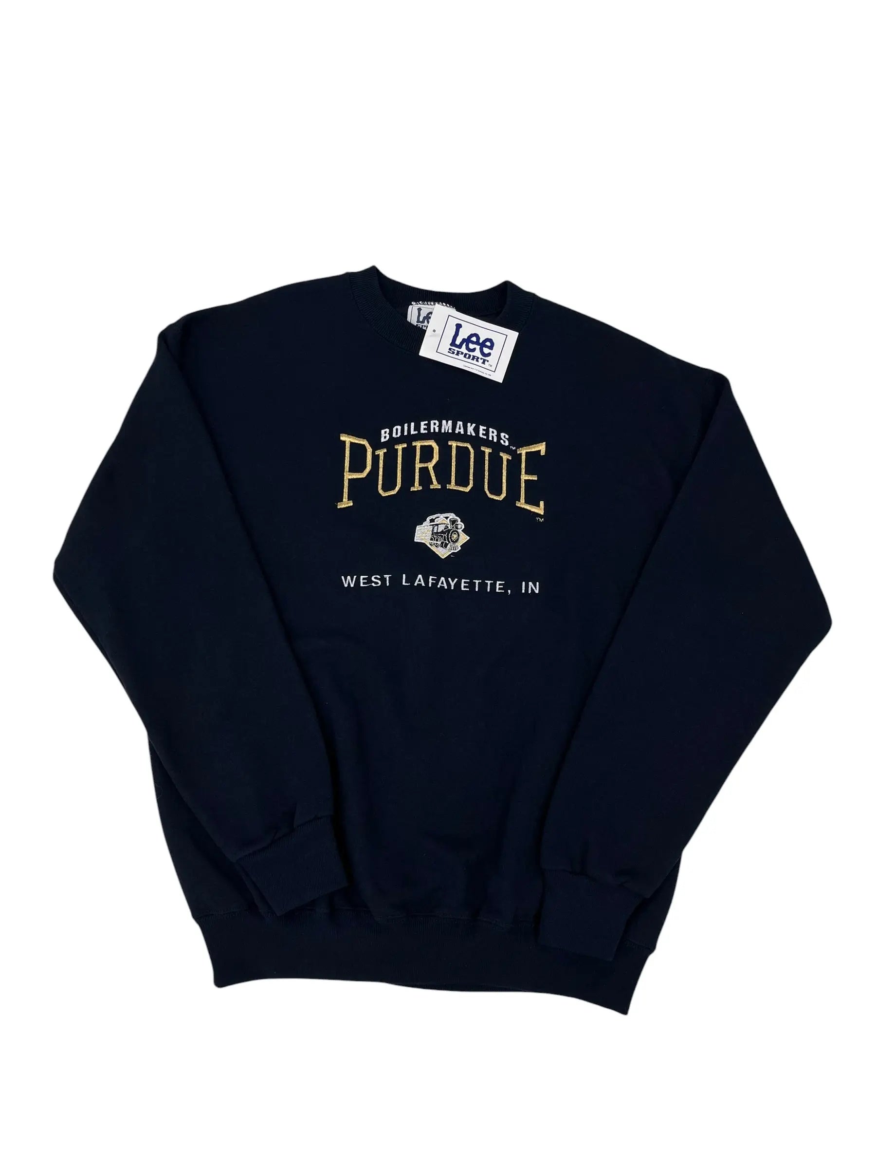 Vintage 90s Purdue Boilermakers Embroidered Crewneck Sweatshirt - XL Hammered Threads