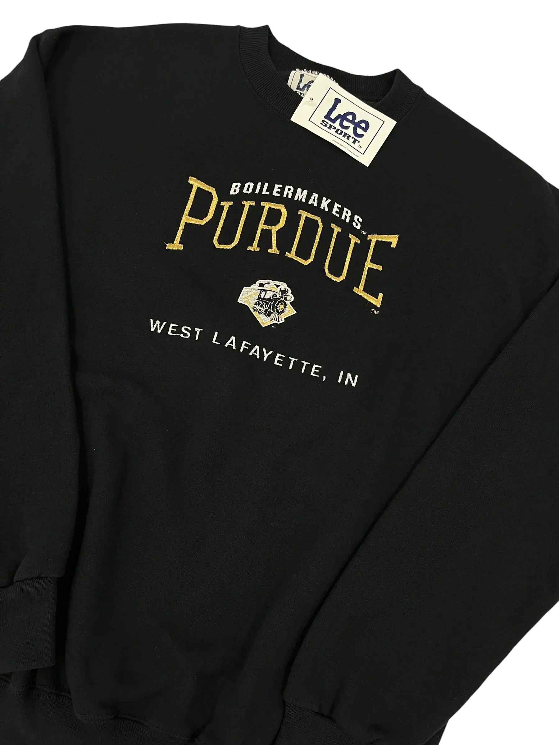 Vintage 90s Purdue Boilermakers Embroidered Crewneck Sweatshirt - XL Hammered Threads
