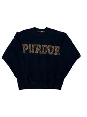 Vintage 90s Purdue Embroidered Crewneck Sweatshirt - XL Hammered Threads
