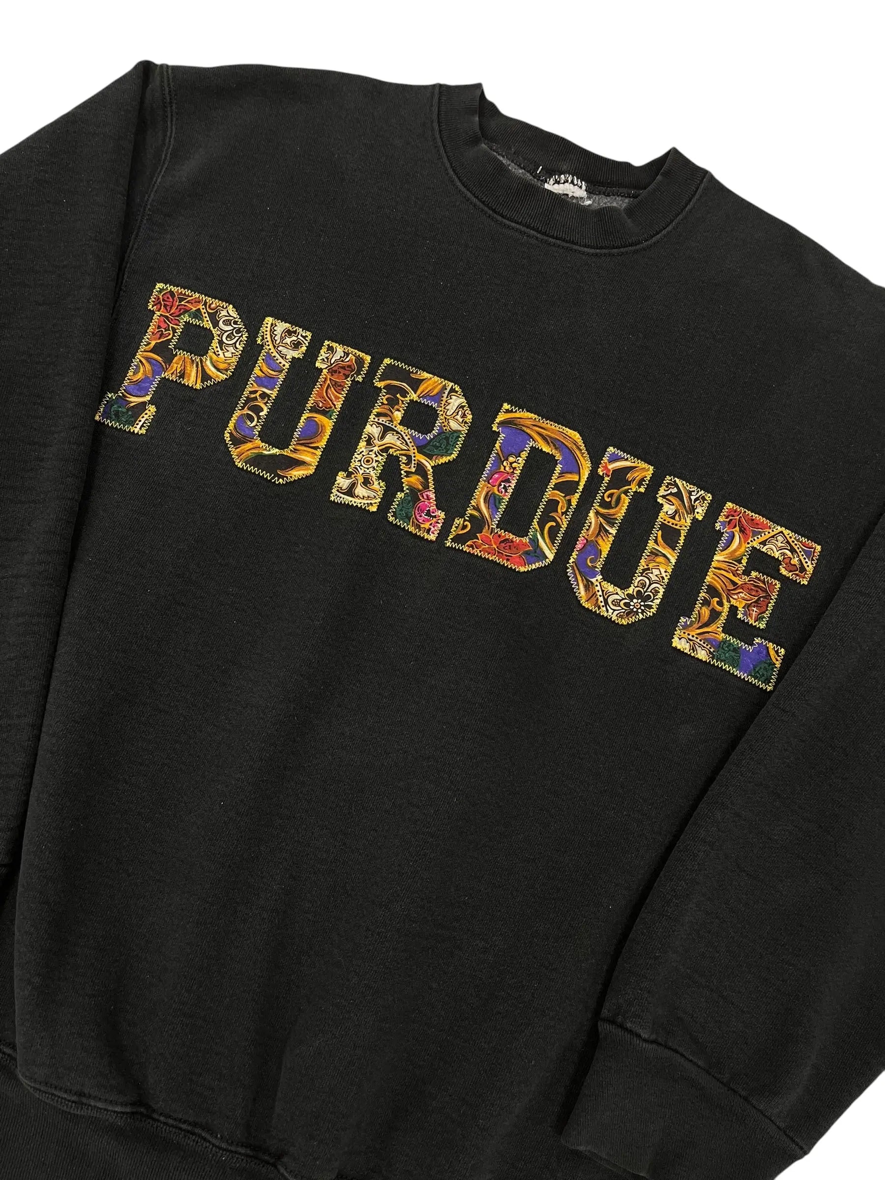 Vintage 90s Purdue Embroidered Crewneck Sweatshirt - XL Hammered Threads