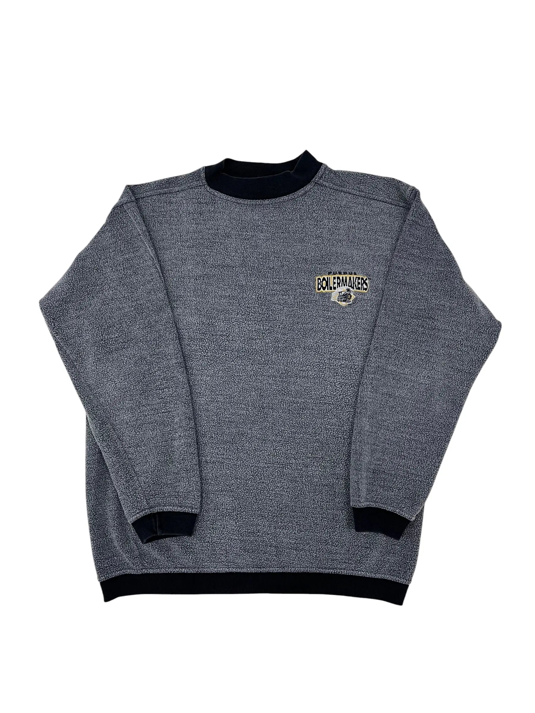 Vintage 90s Purdue Embroidered Crewneck Sweatshirt - Oversized L Hammered Threads