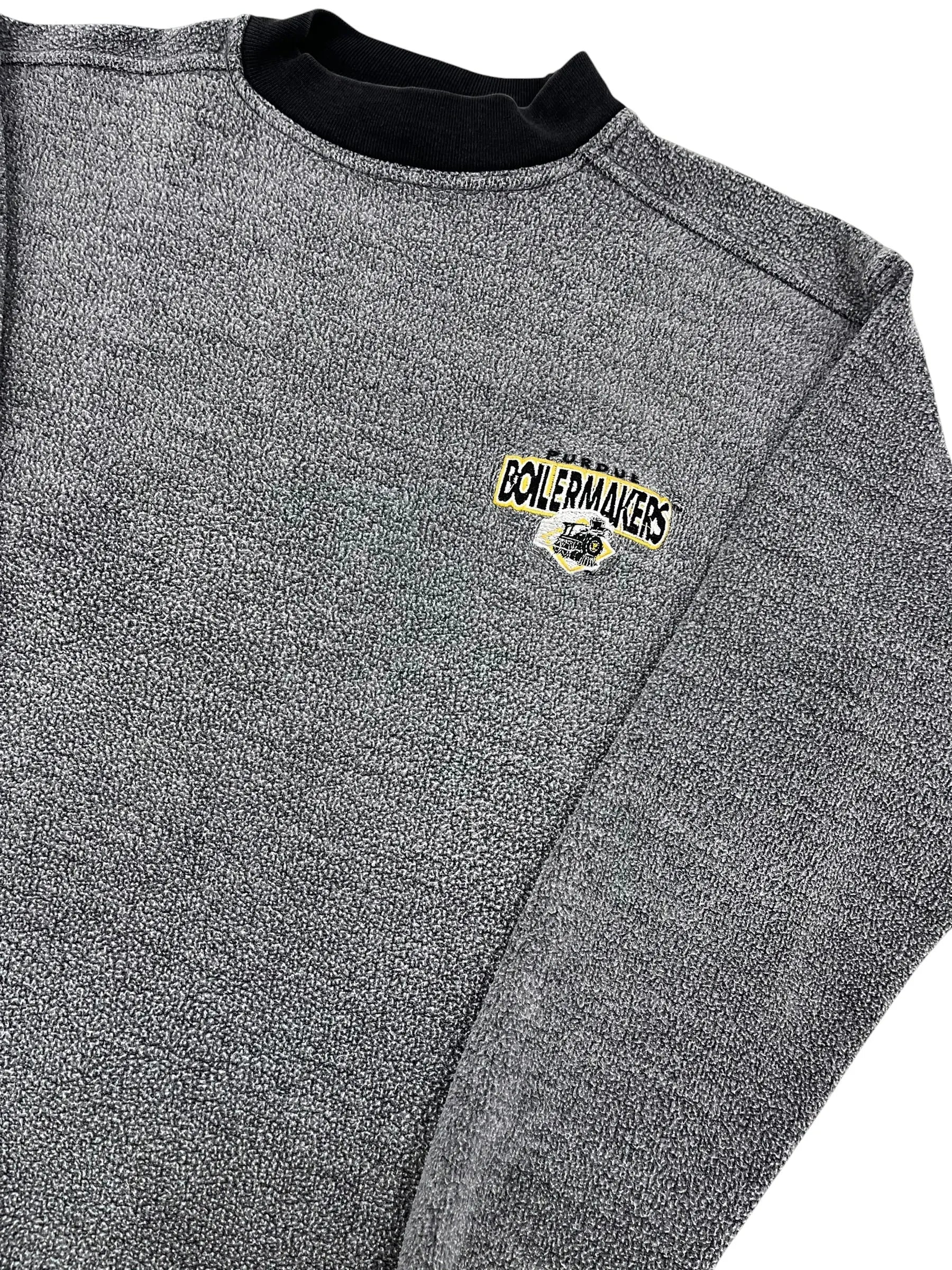 Vintage 90s Purdue Embroidered Crewneck Sweatshirt - Oversized L Hammered Threads