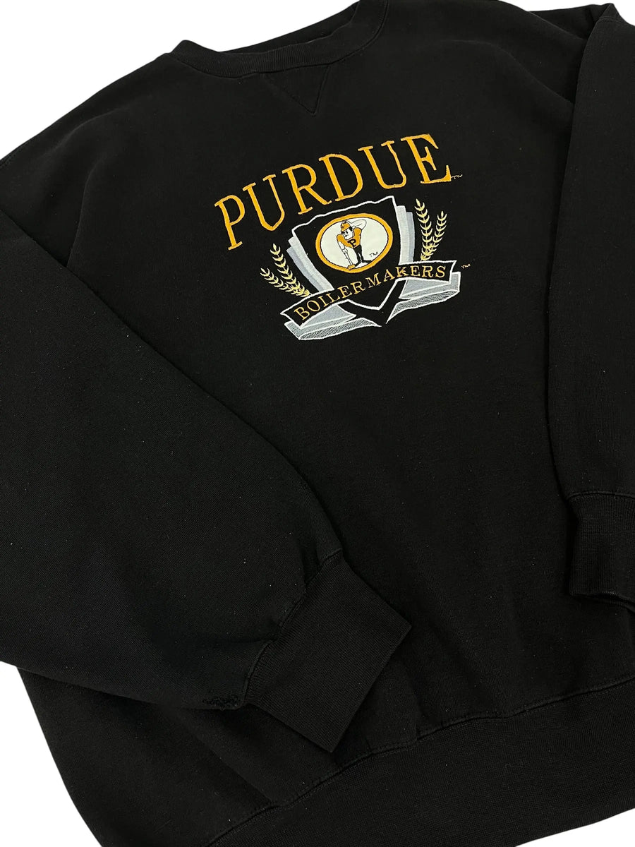 Vintage 90s Purdue Embroidered Crewneck Sweatshirt - XXL Hammered Threads