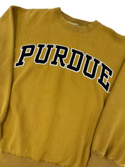 Vintage 90s Purdue Embroidered Crewneck Sweatshirt - L Hammered Threads