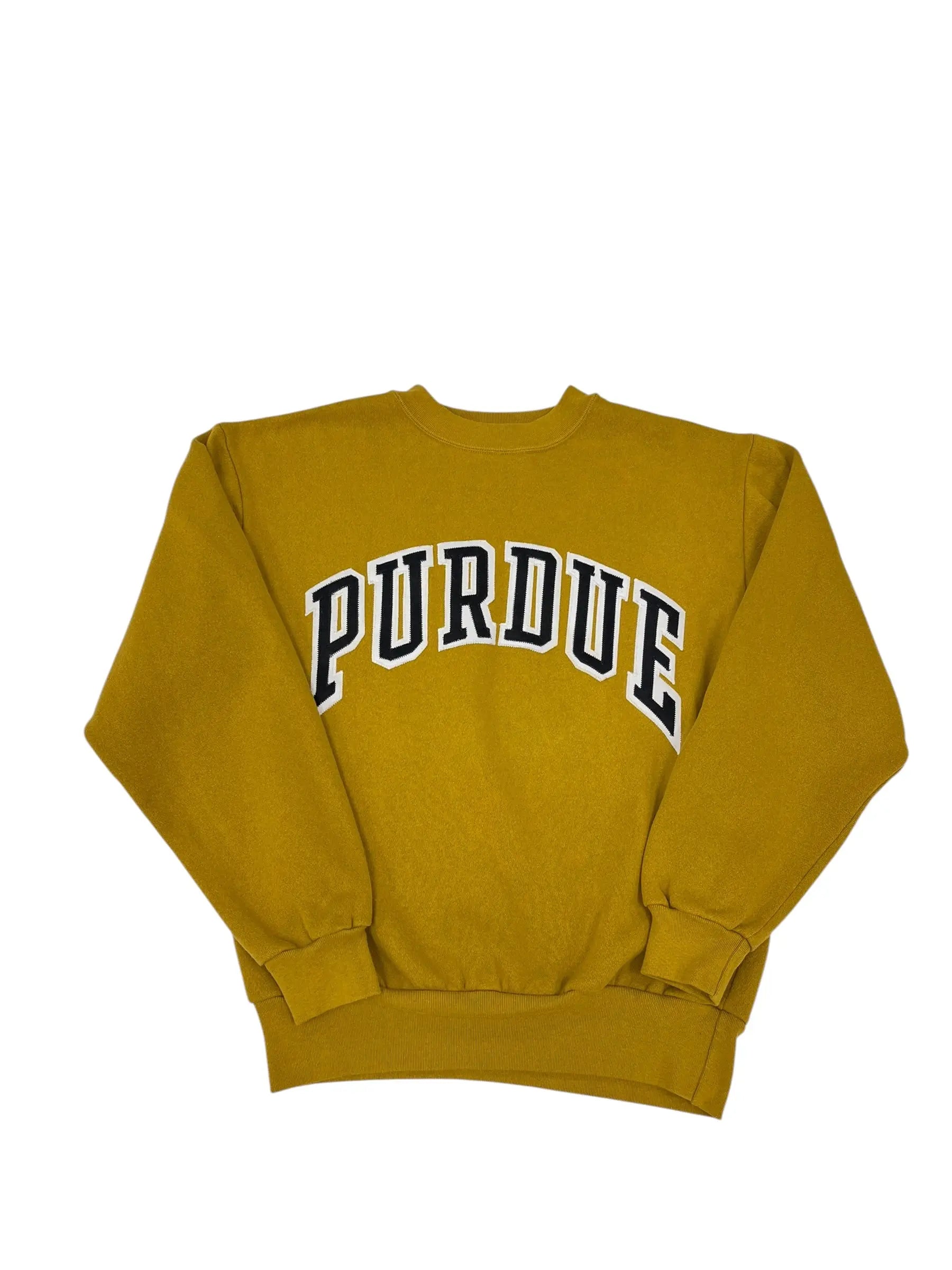 Vintage 90s Purdue Embroidered Crewneck Sweatshirt - L Hammered Threads