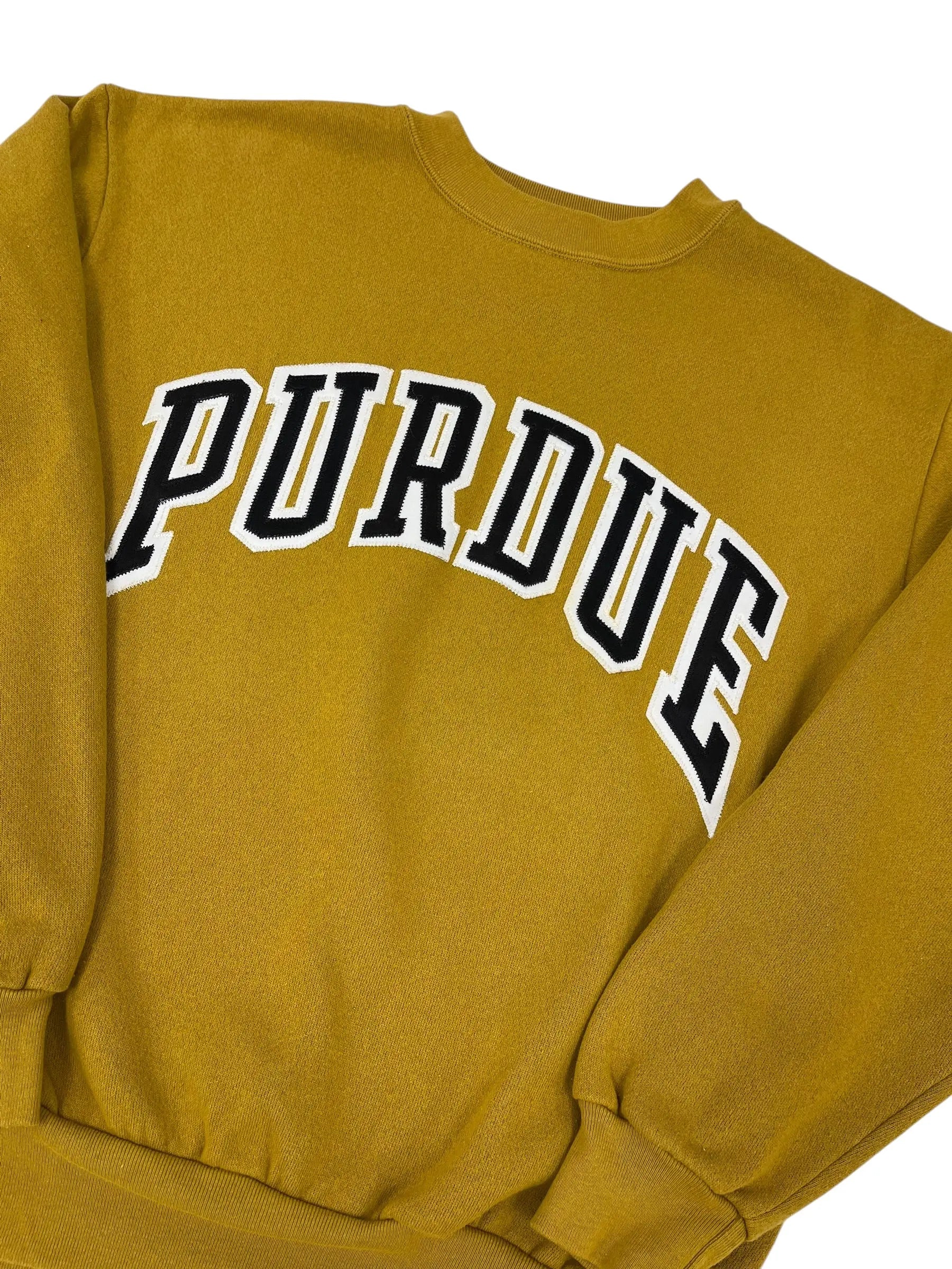 Vintage 90s Purdue Embroidered Crewneck Sweatshirt - L Hammered Threads
