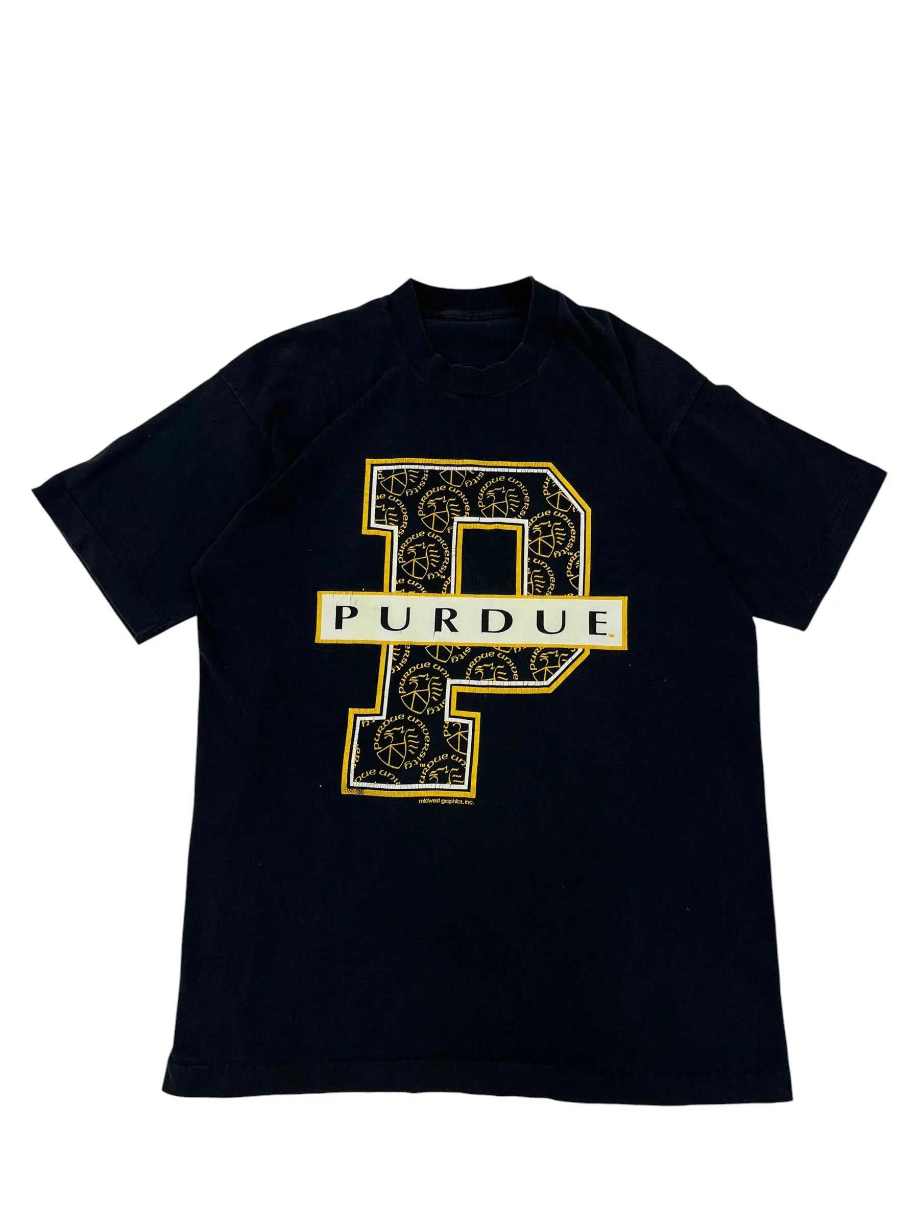 Vintage 90s Purdue Tshirt - L Hammered Threads
