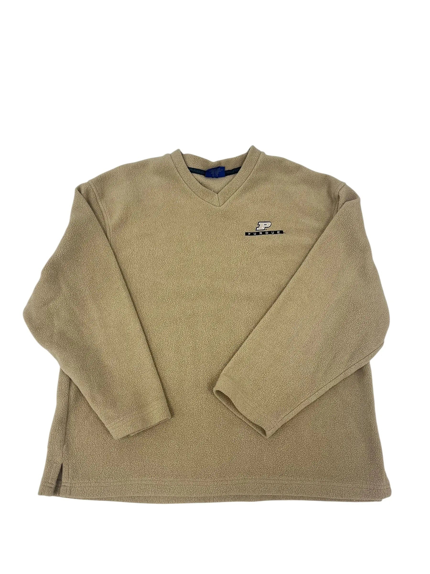 Vintage Y2K 2000s Purdue Fleece Pullover - XL Hammered Threads