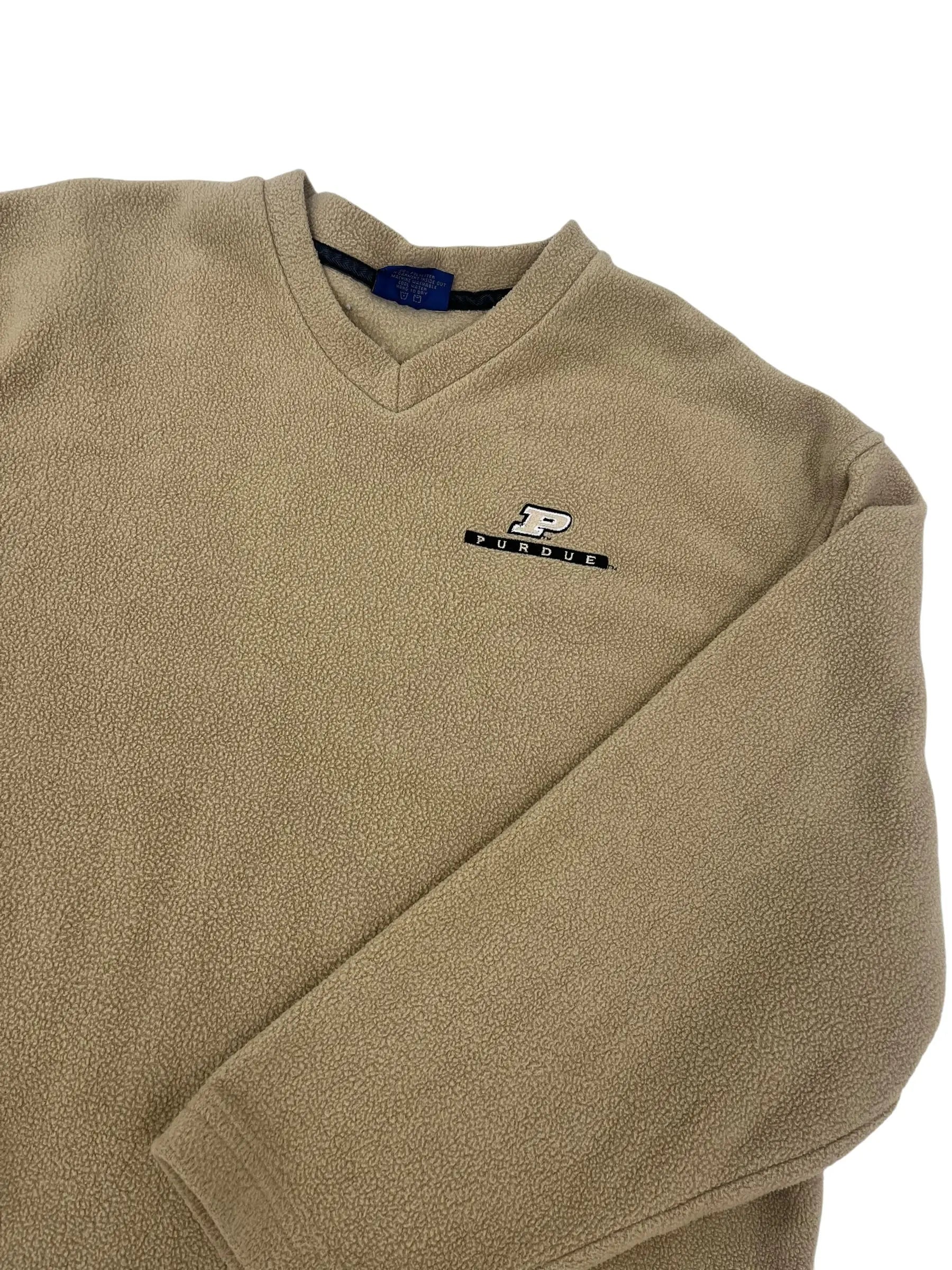 Vintage Y2K 2000s Purdue Fleece Pullover - XL Hammered Threads