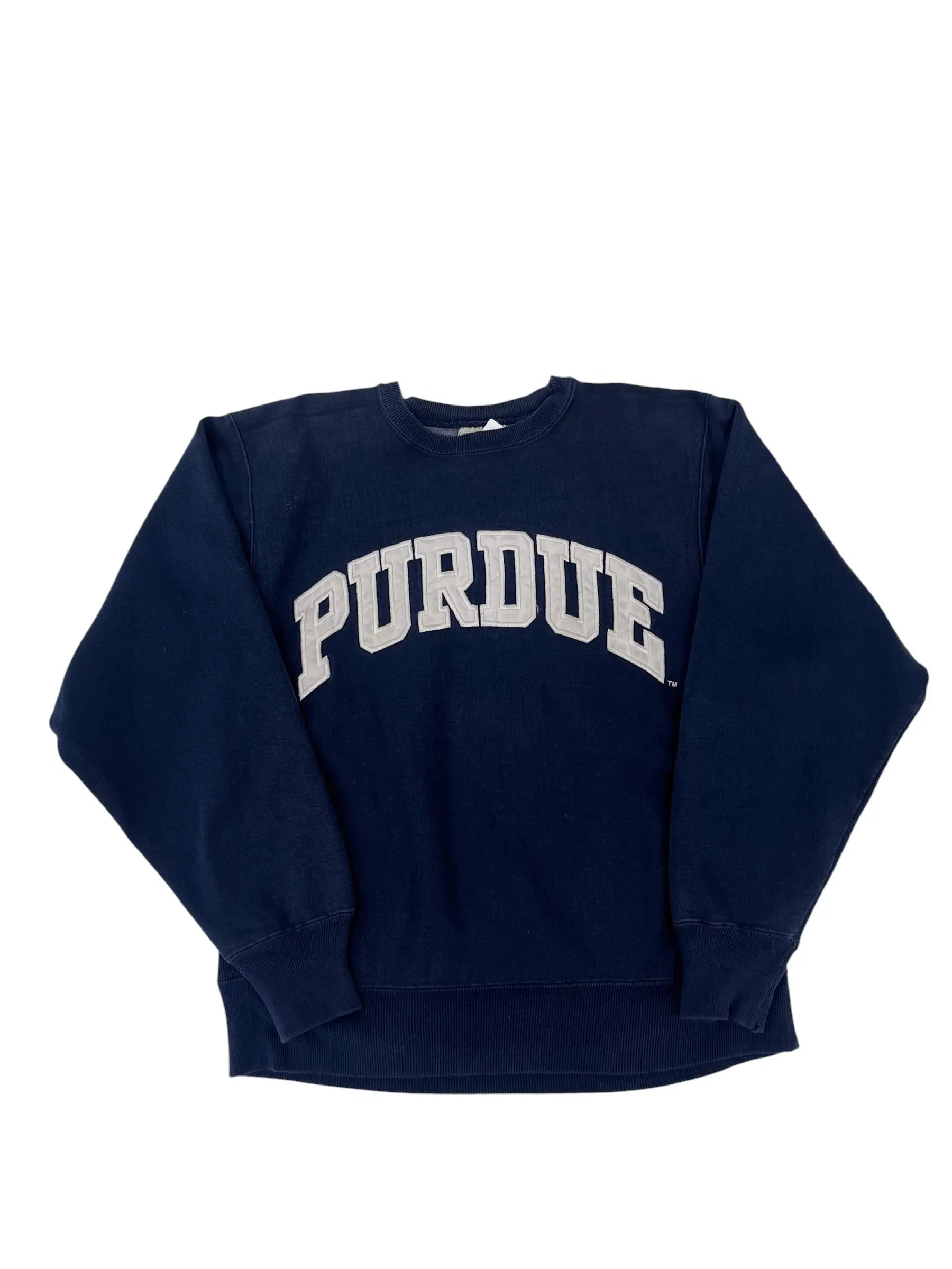 Vintage 90s Purdue Embroidered Crewneck Sweatshirt - L Hammered Threads