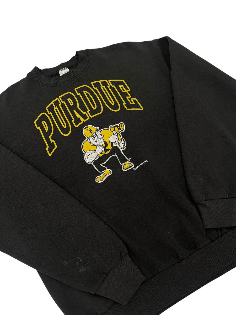 Vintage 90s Purdue Crewneck Sweatshirt - XL Hammered Threads