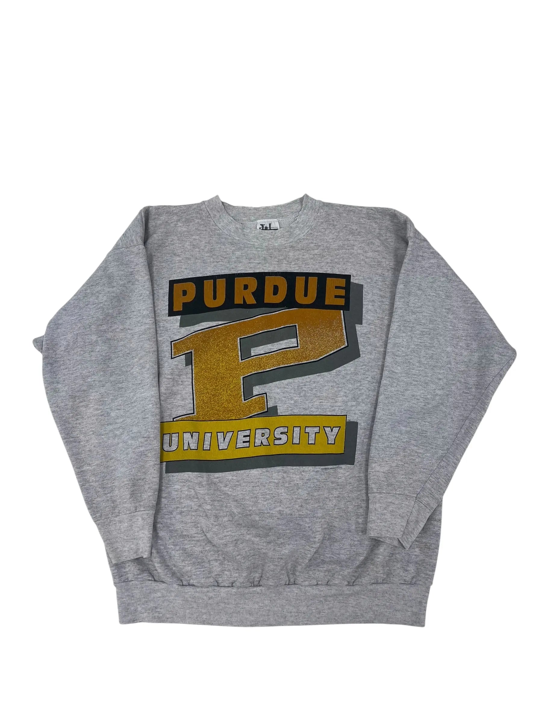 Vintage 90s Purdue University Crewneck Sweatshirt - XL Hammered Threads