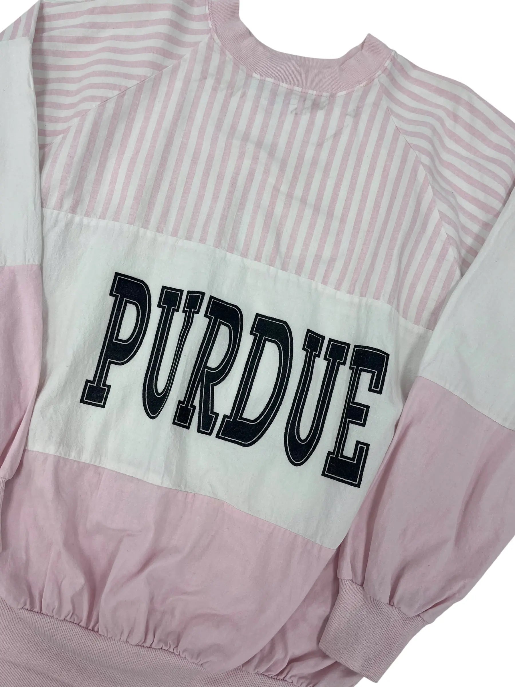 Vintage 90s Purdue Pink Crewneck Sweatshirt - L Hammered Threads