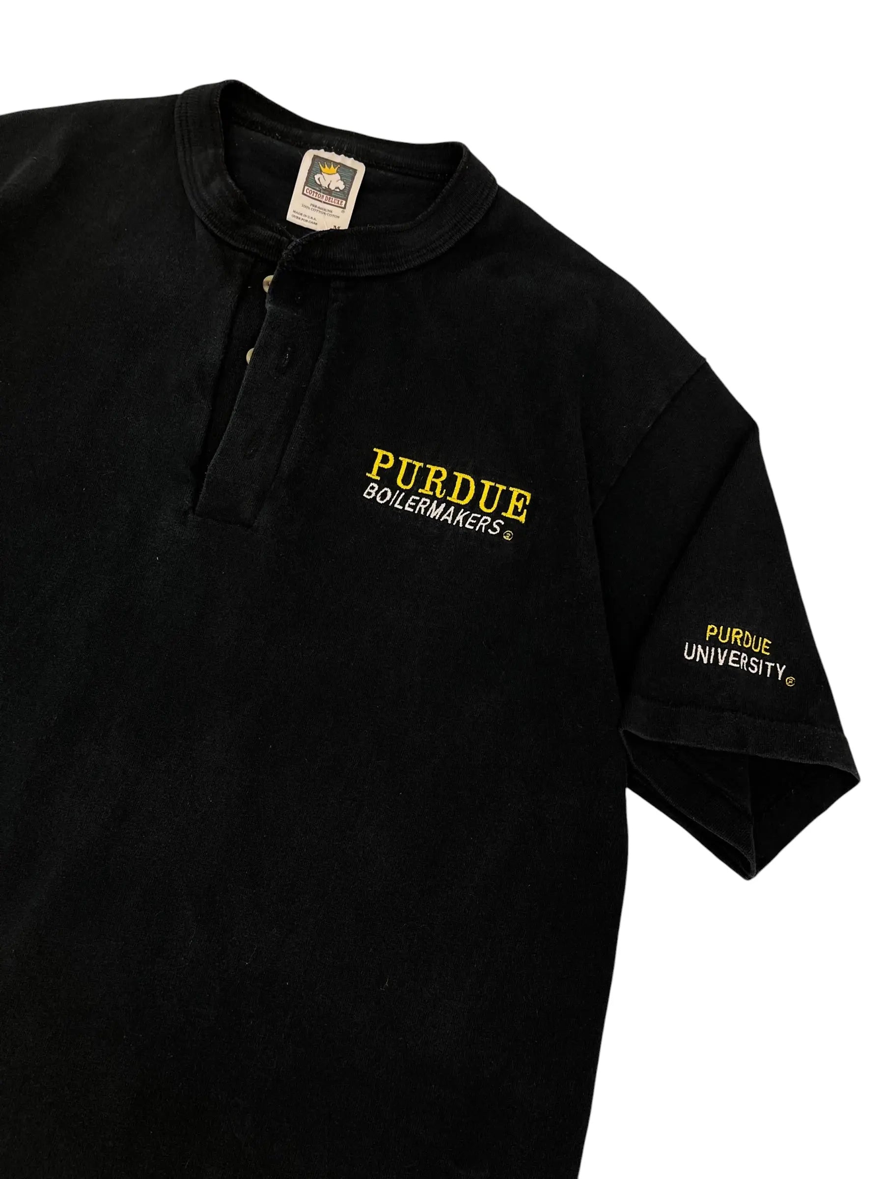 Vintage 90s Purdue Embroidered Tshirt - M Hammered Threads