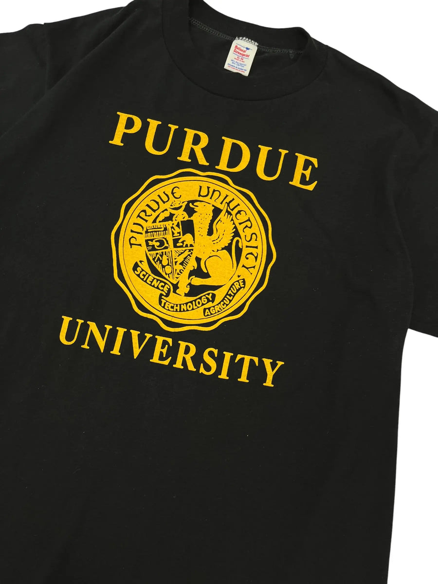 Vintage 80s Purdue University Tshirt - M Hammered Threads