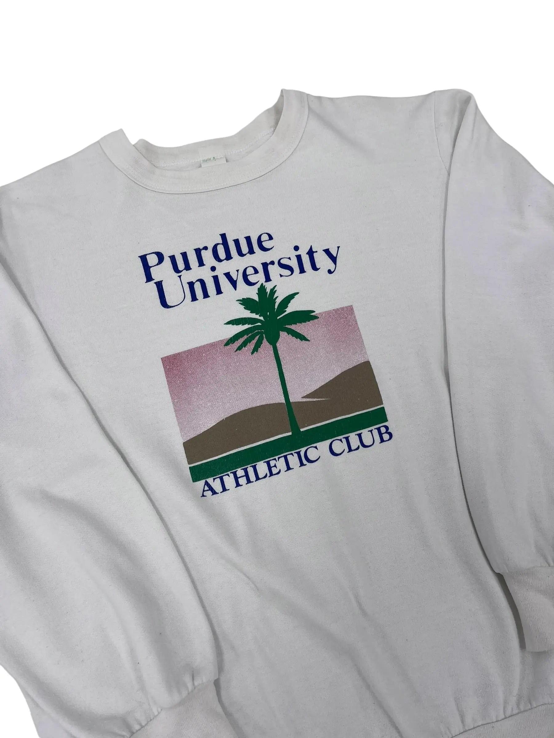 Vintage 80s Purdue University Athletic Club Crewneck Sweatshirt - L Hammered Threads