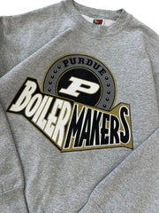 Vintage 90s Purdue Boilermakers Crewneck Sweatshirt - M Hammered Threads