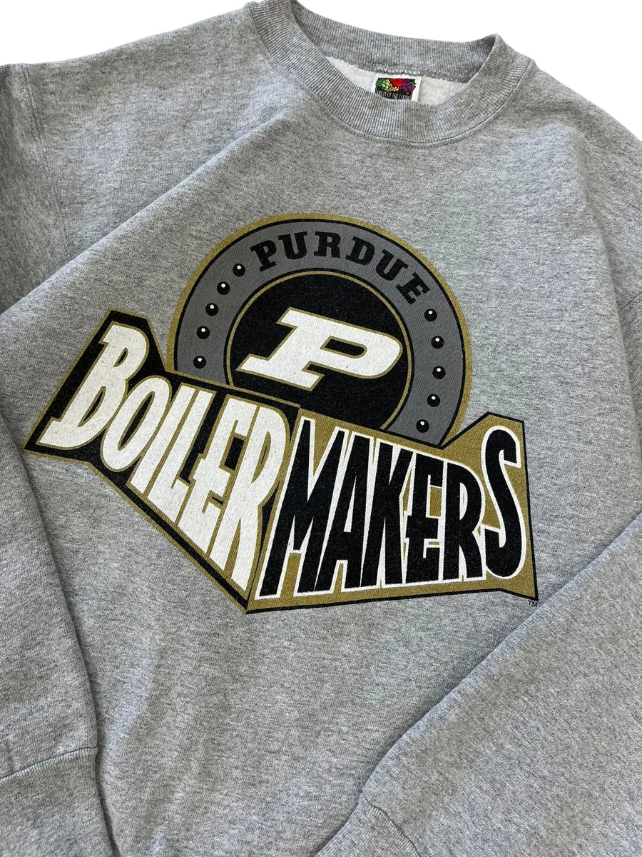 Vintage 90s Purdue Boilermakers Crewneck Sweatshirt - M Hammered Threads