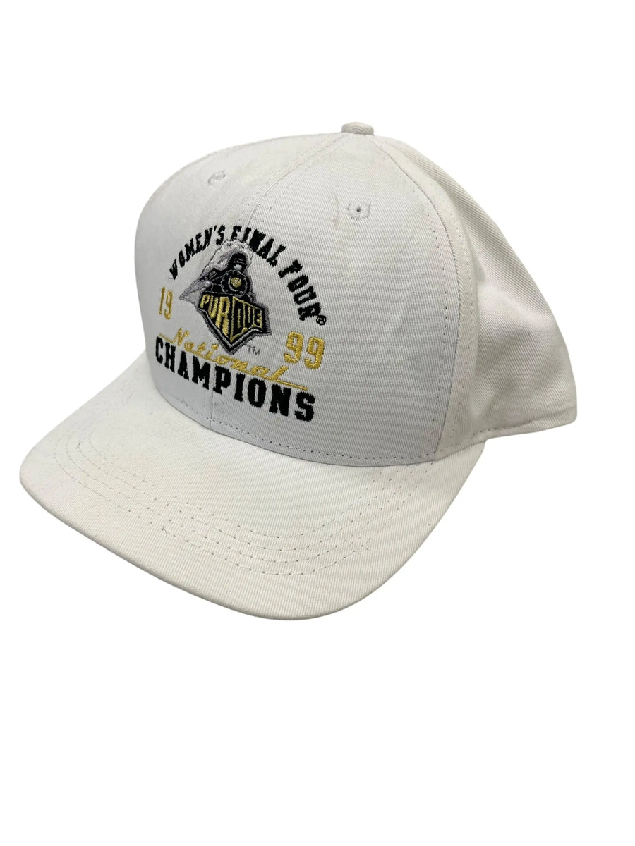 1999 Purdue Women's Basketball Snap Back Hat Hammered Threads