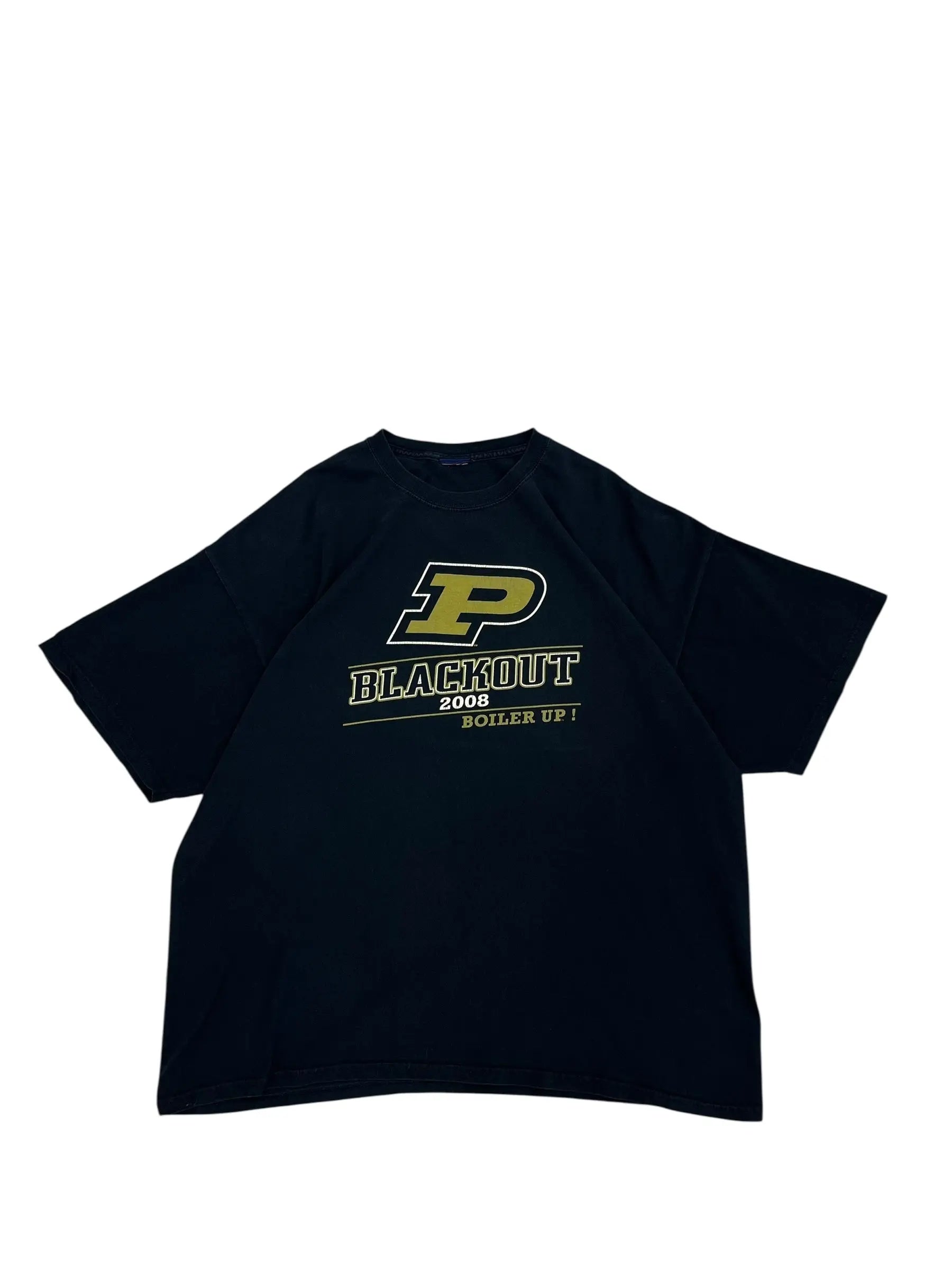 2008 Purdue Football Graphic Tshirt - XL Hammered Threads