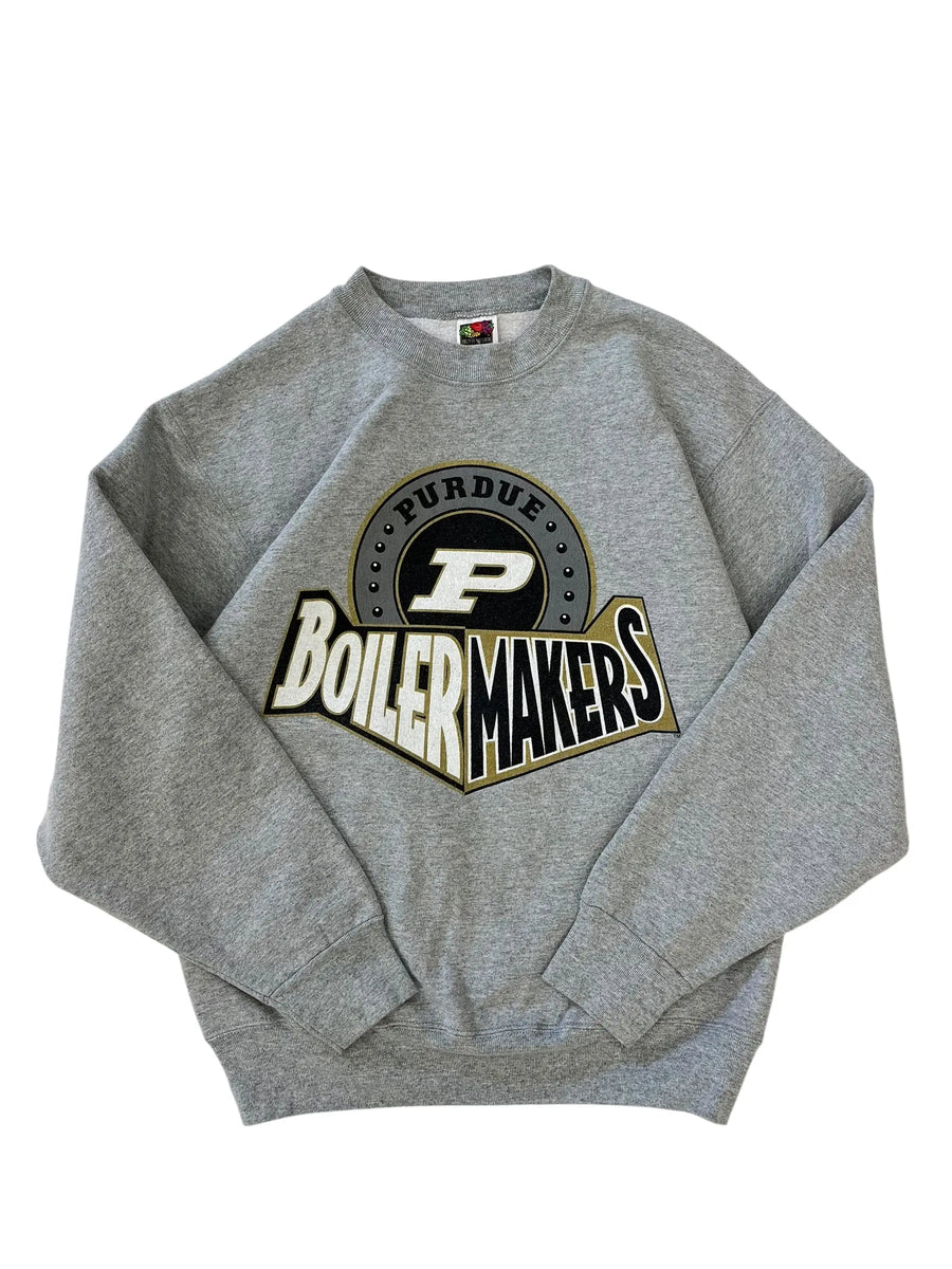 Vintage 90s Purdue Boilermakers Crewneck Sweatshirt - M Hammered Threads