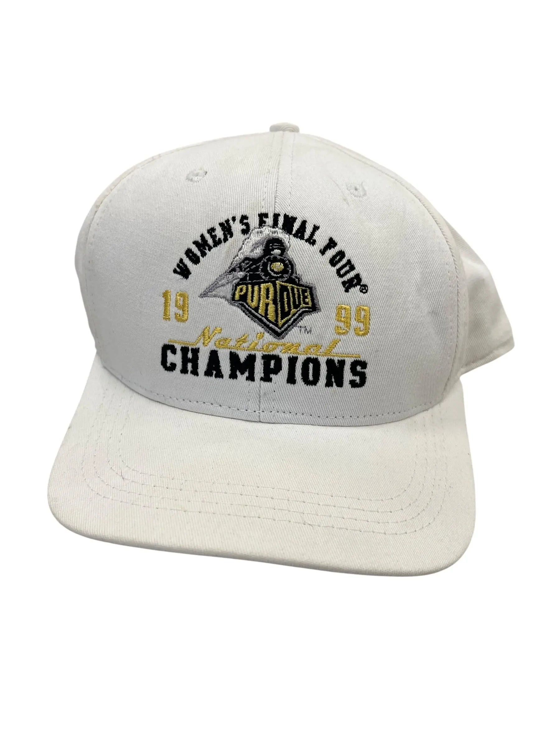 1999 Purdue Women's Basketball Snap Back Hat Hammered Threads