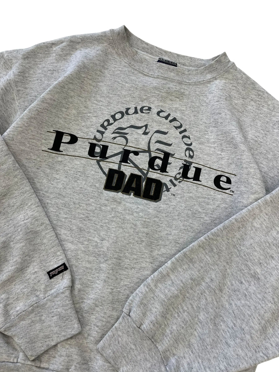 Vintage 90s Purdue University Dad Graphic Crewneck Sweatshirt - XL Hammered Threads