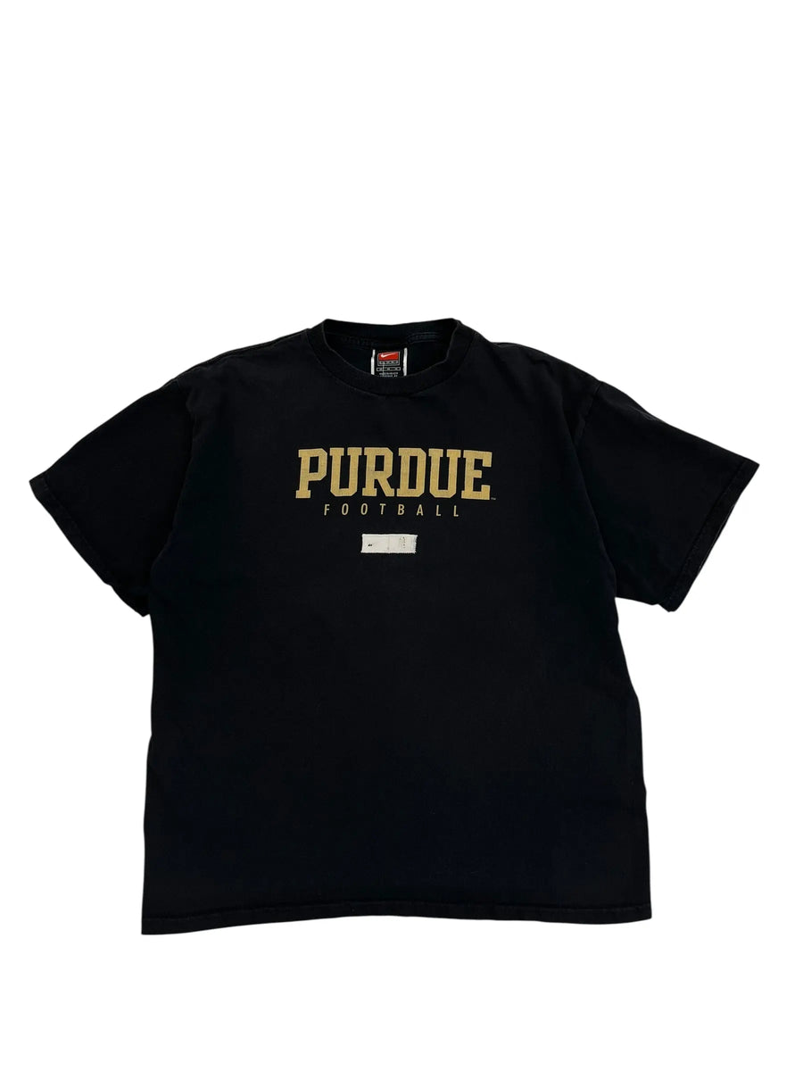 Y2K 2000s Purdue Nike Football Graphic Tshirt - L Hammered Threads