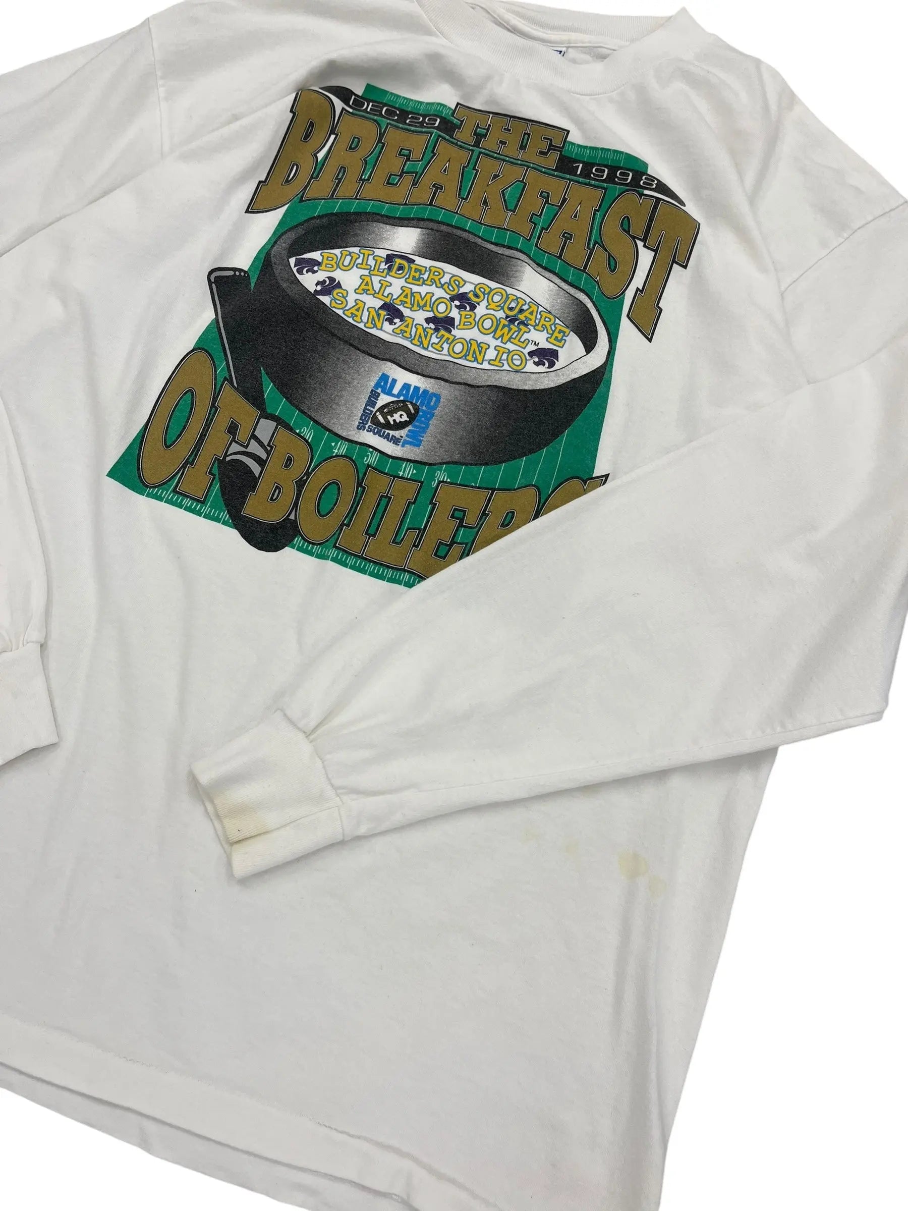 1998 Purdue Boilermaker Football Long Sleeve Shirt - XL Hammered Threads