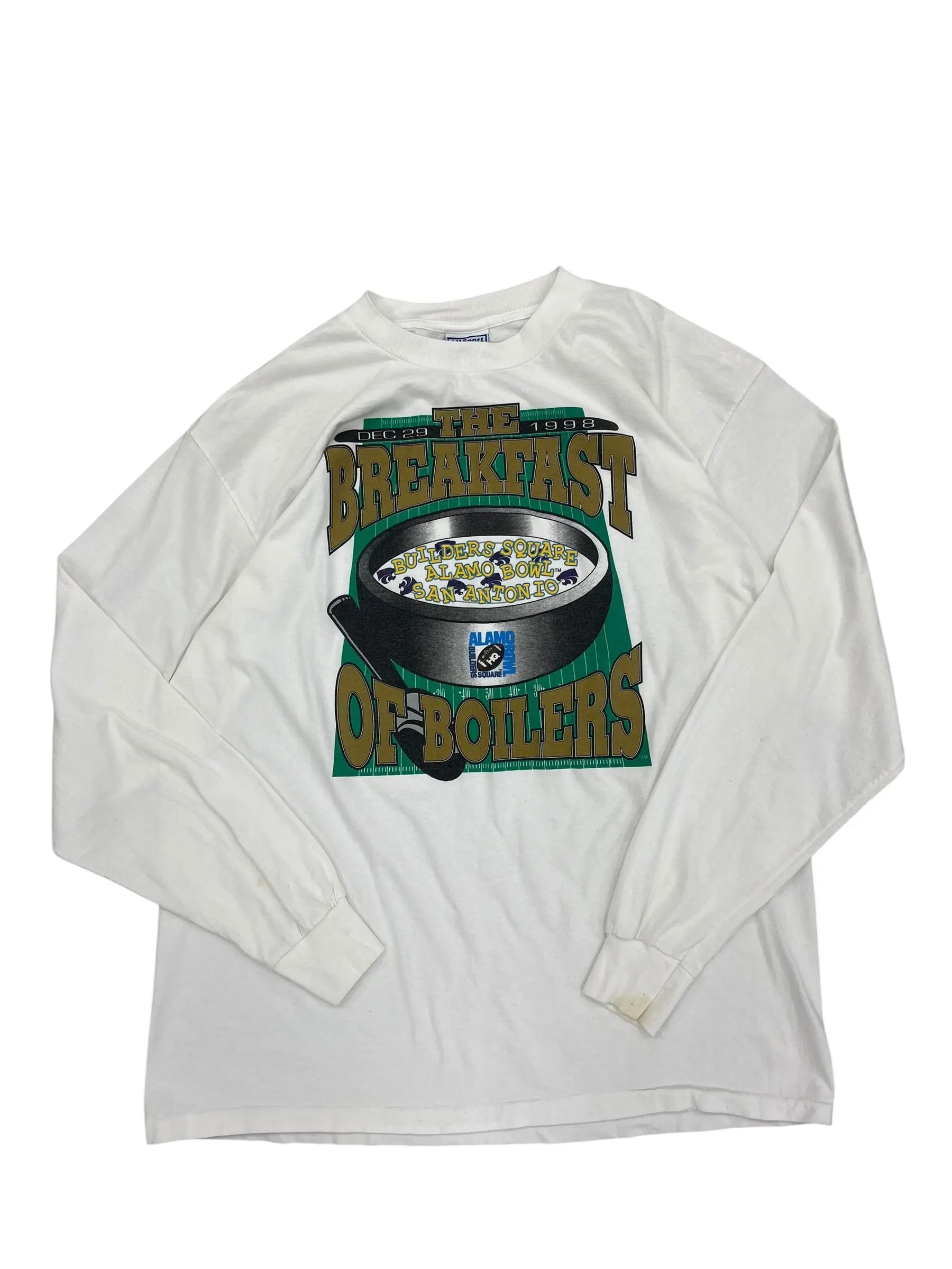 1998 Purdue Boilermaker Football Long Sleeve Shirt - XL Hammered Threads