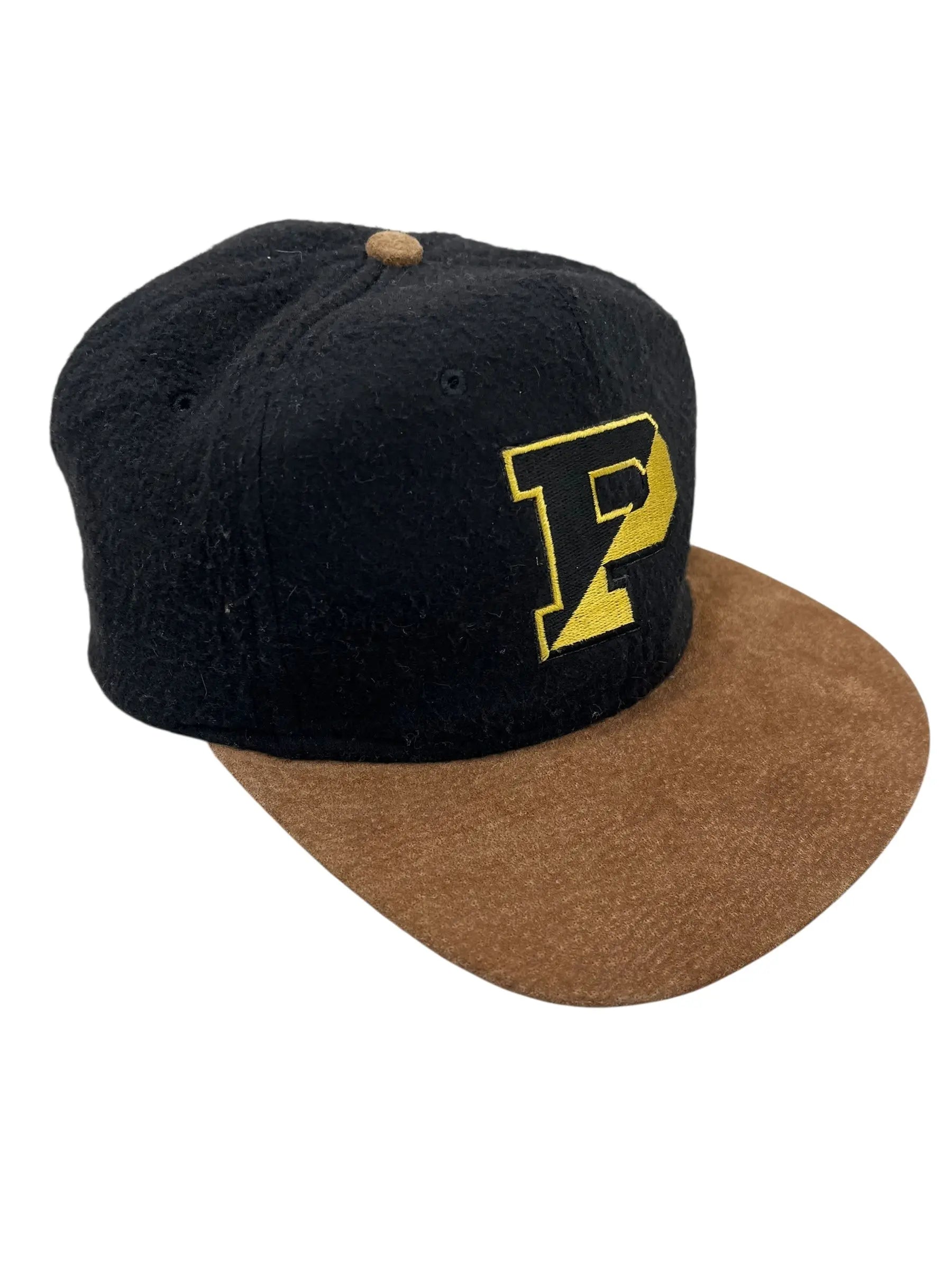 Vintage 90s Purdue Embroidered Snap Back Hat Hammered Threads