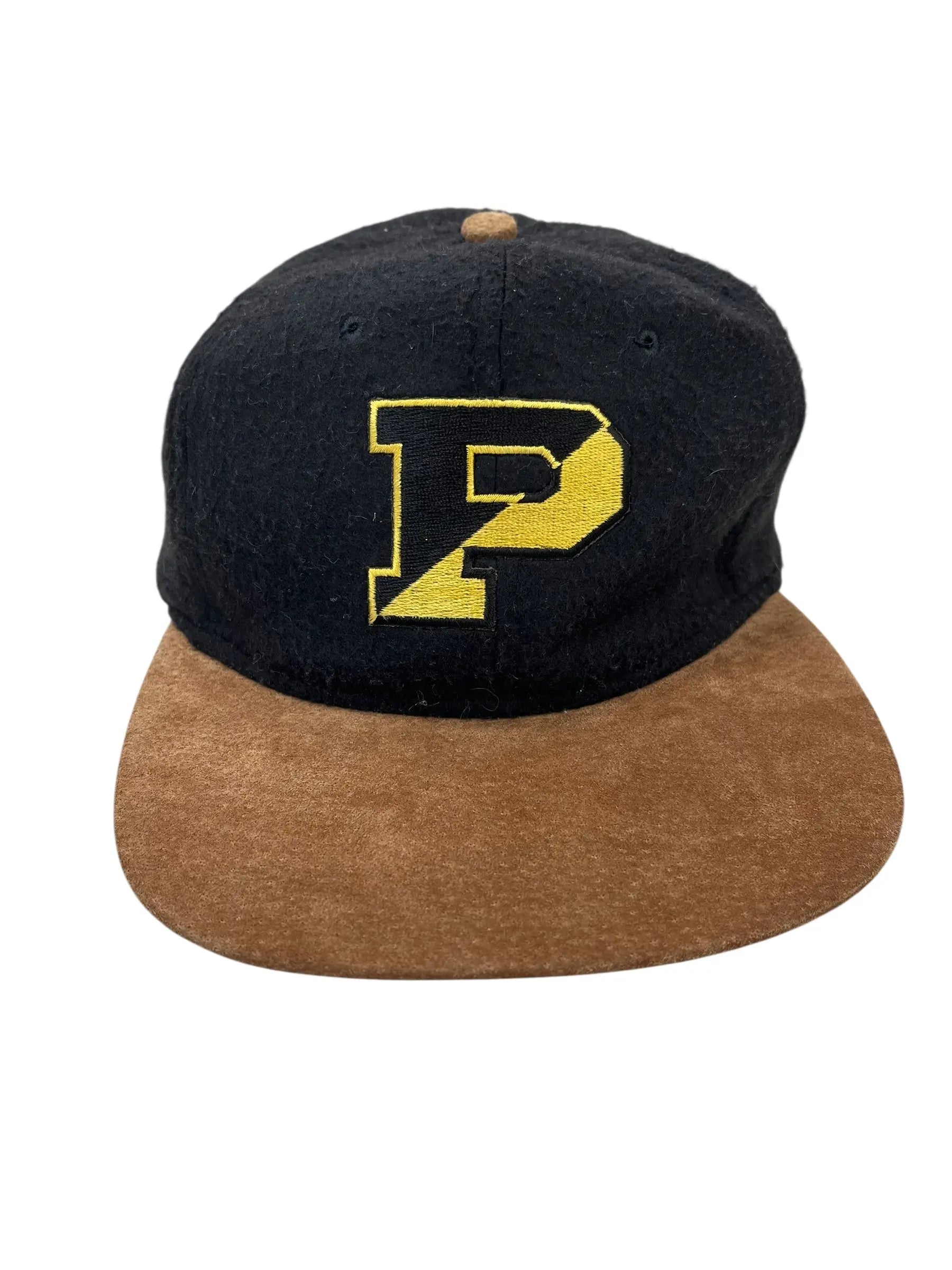 Vintage 90s Purdue Embroidered Snap Back Hat Hammered Threads