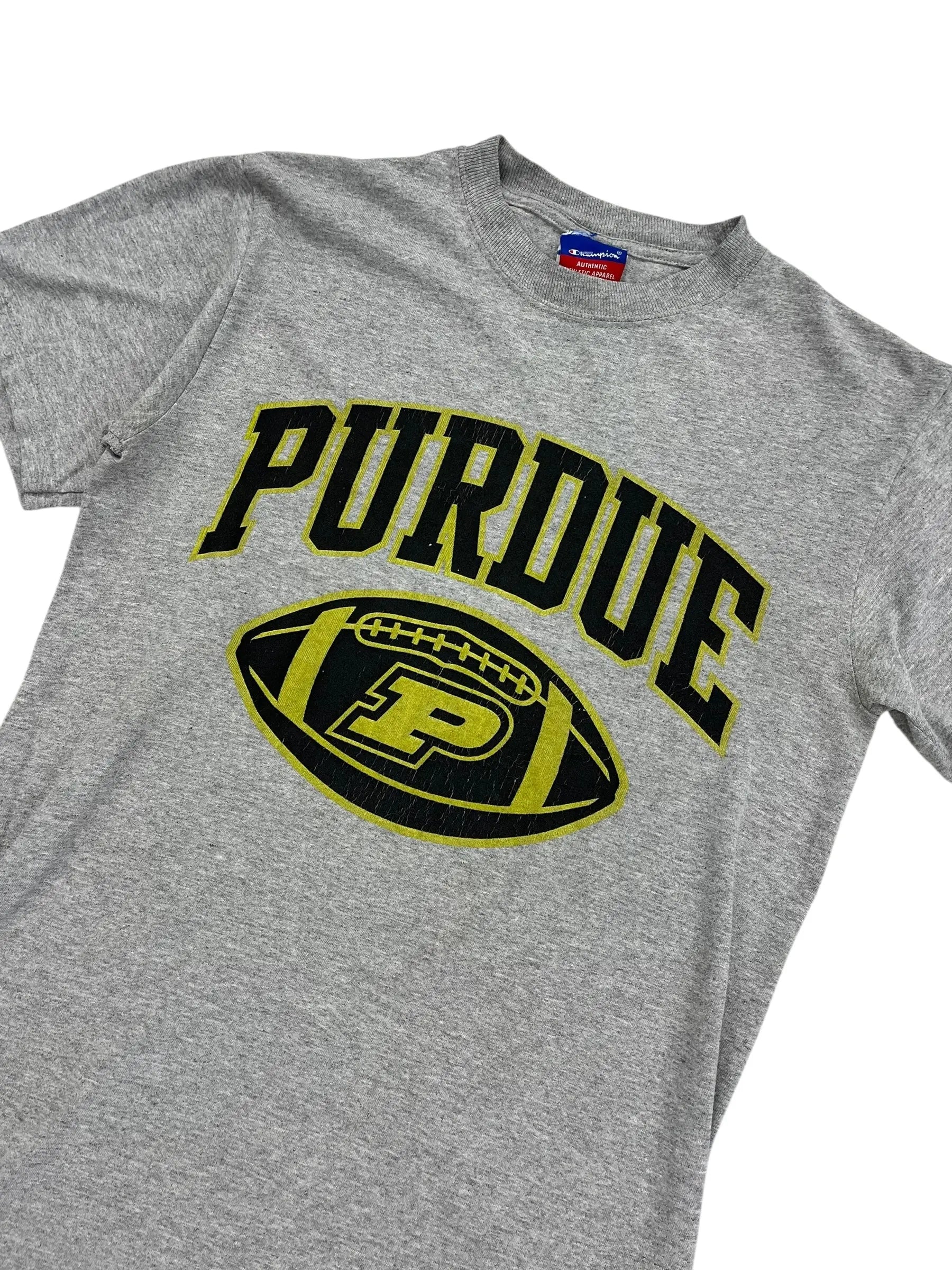 Y2K 2000s Purdue Football Graphic Tshirt - S Hammered Threads