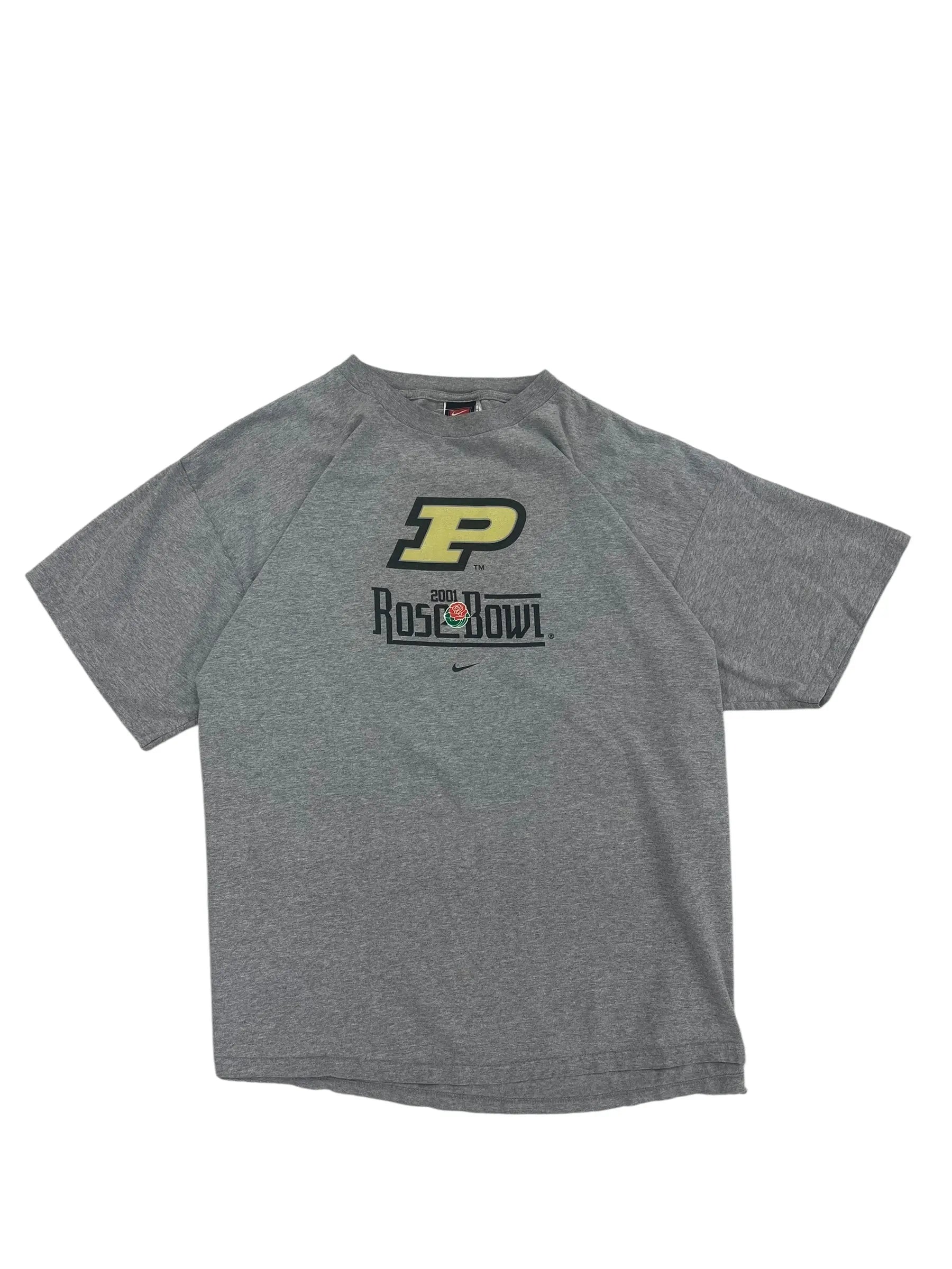2001 Purdue Nike Rose Bowl Football Graphic Tshirt - XL Hammered Threads